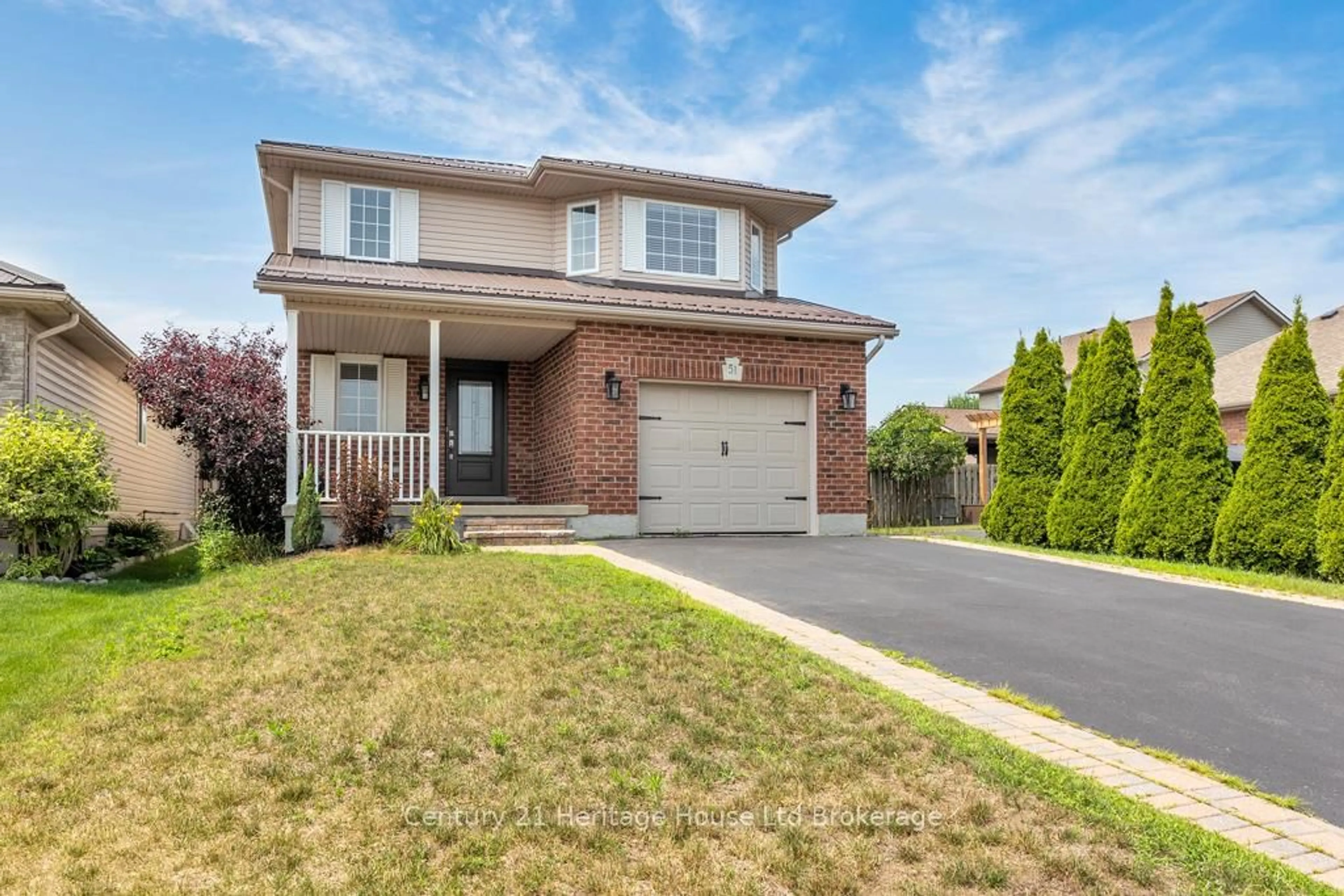 Home with brick exterior material, street for 51 Barker St, Tillsonburg Ontario N4G 5N7