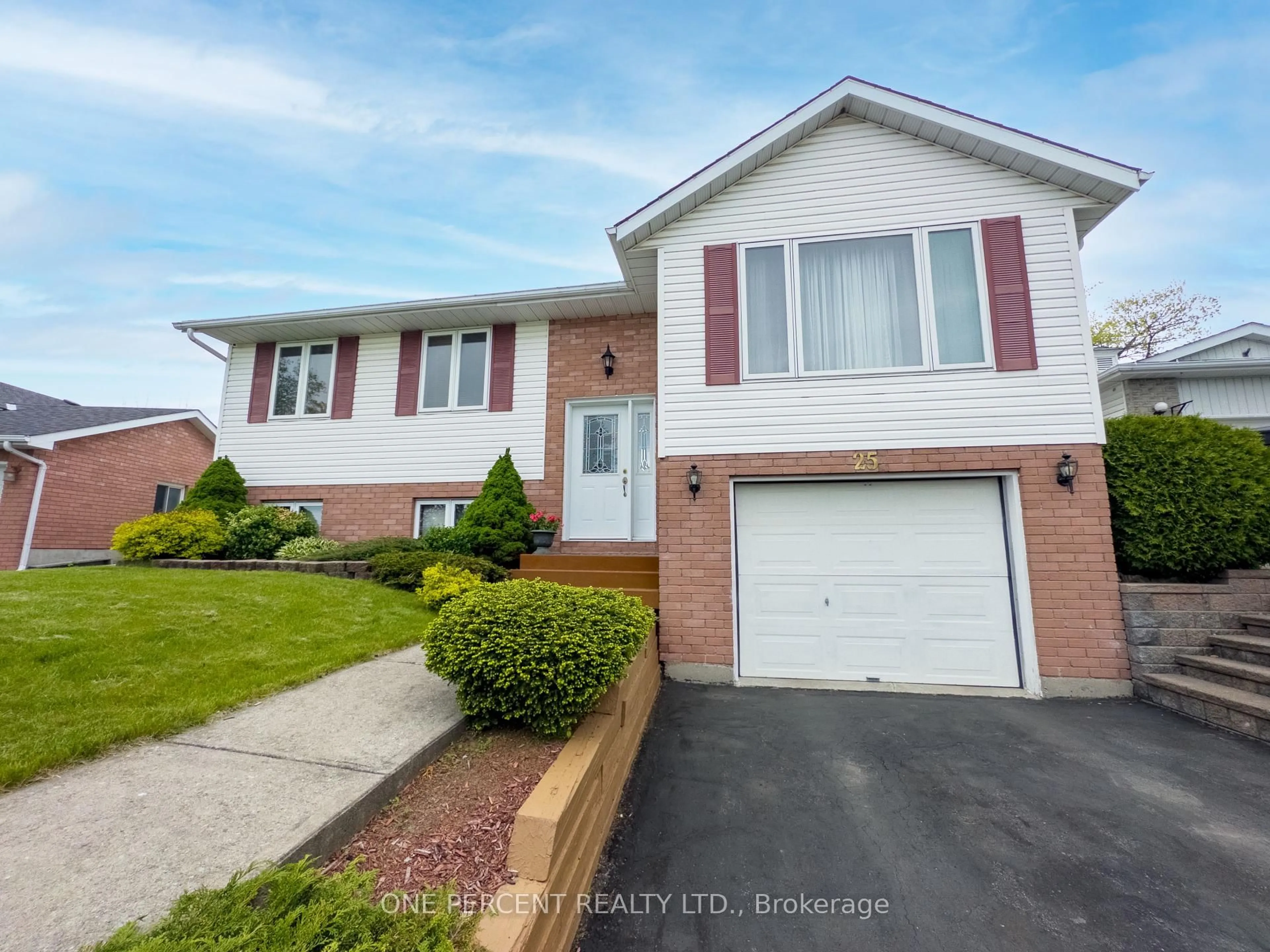 Home with vinyl exterior material, street for 25 Loraine Ave, Quinte West Ontario K8V 6M1