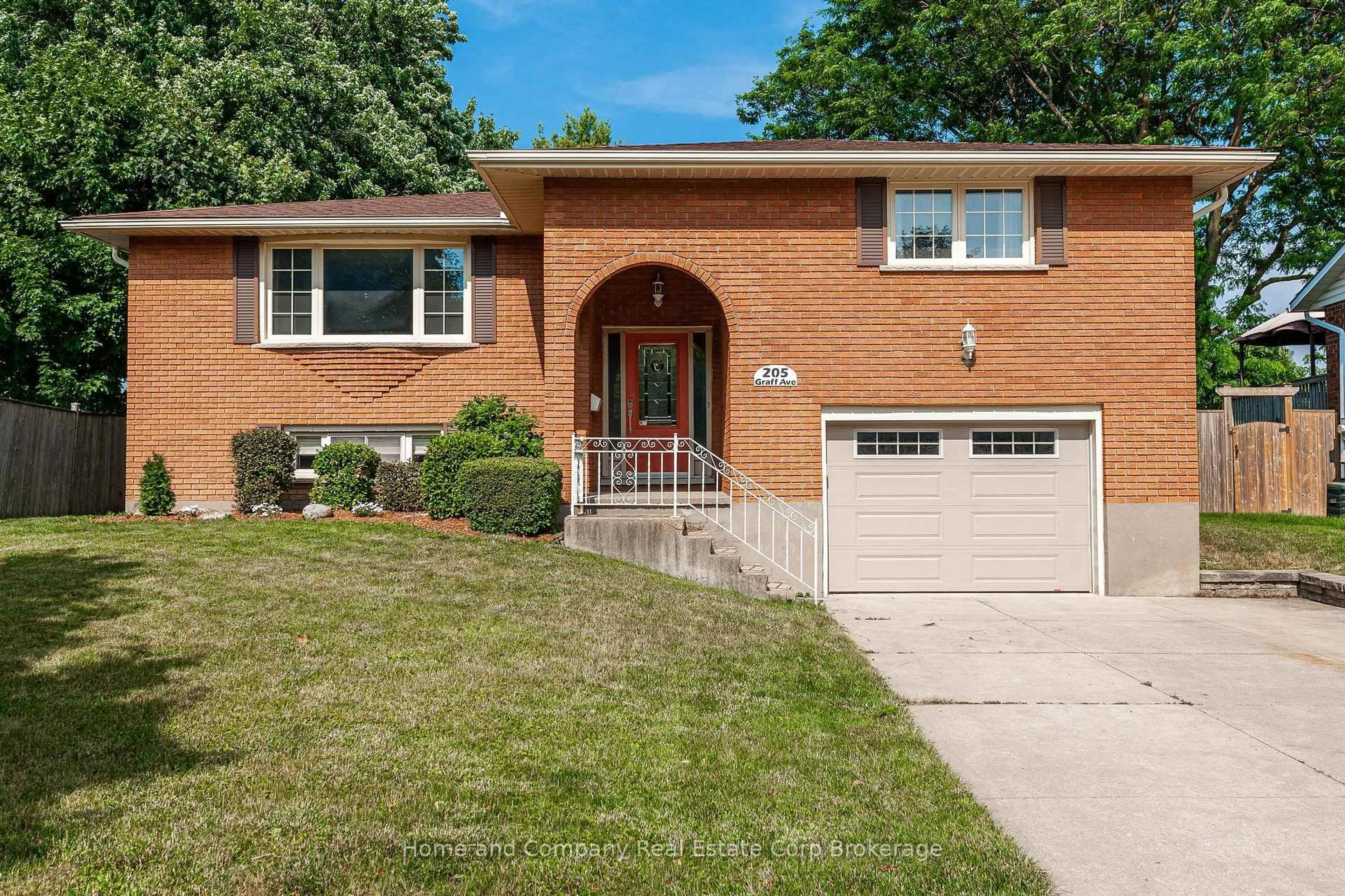 Home with brick exterior material, street for 205 Graff Ave, Stratford Ontario N5A 5L8