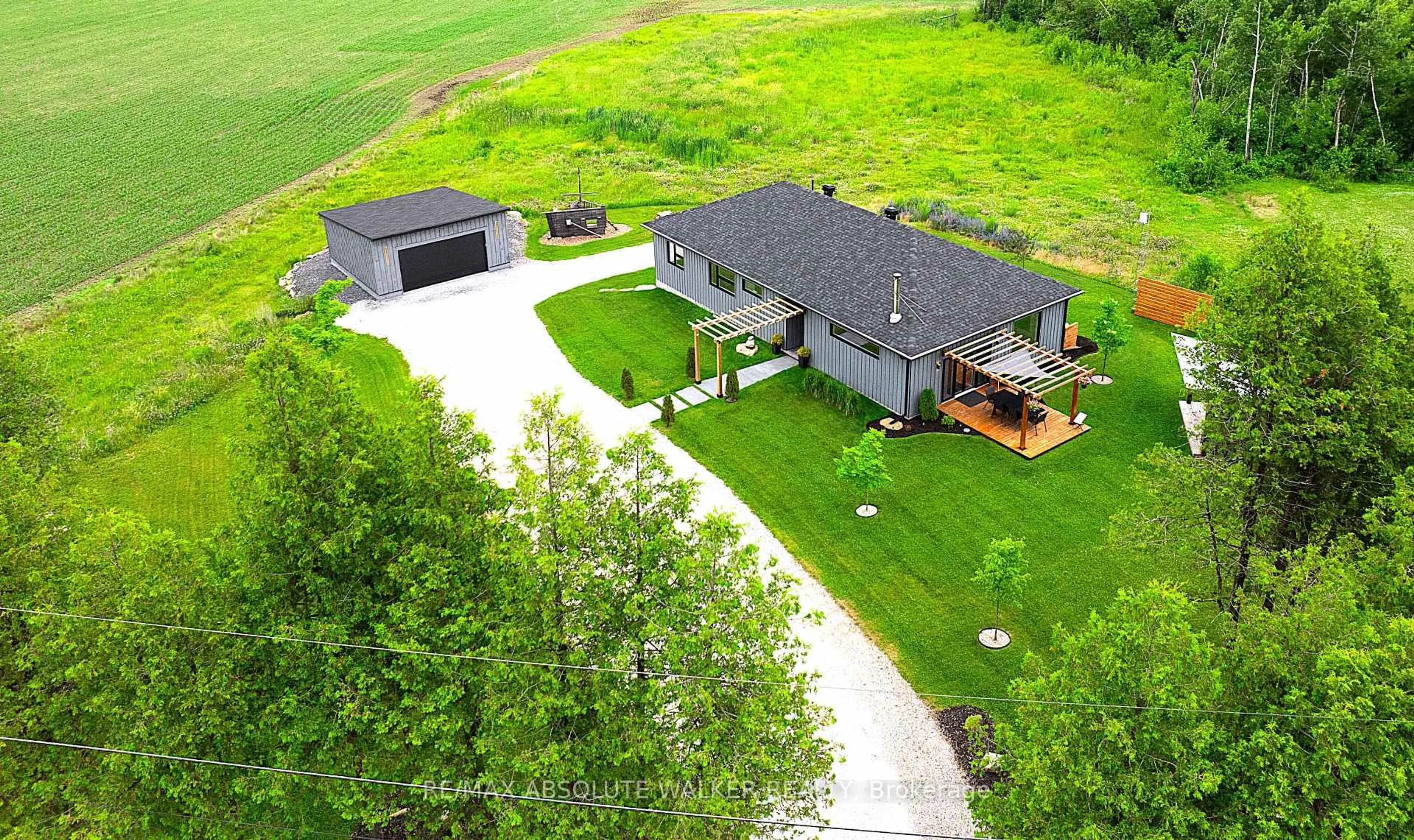 A pic from outside/outdoor area/front of a property/back of a property/a pic from drone, street for 2973 Drummond Concession 10A Rd, Balderson Ontario K0G 1A0