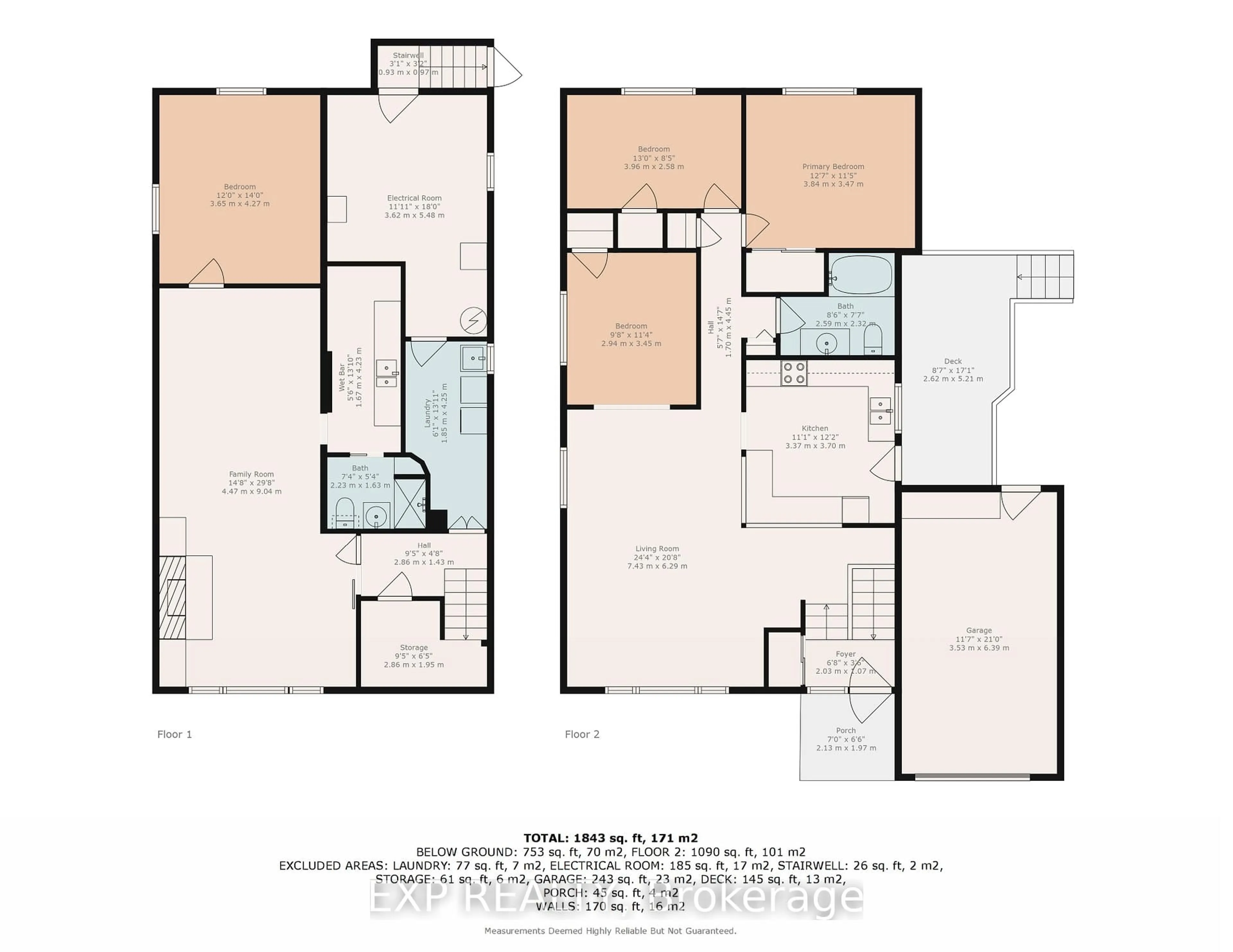 Floor plan for 218 Farley Ave, Belleville Ontario K8N 4L5
