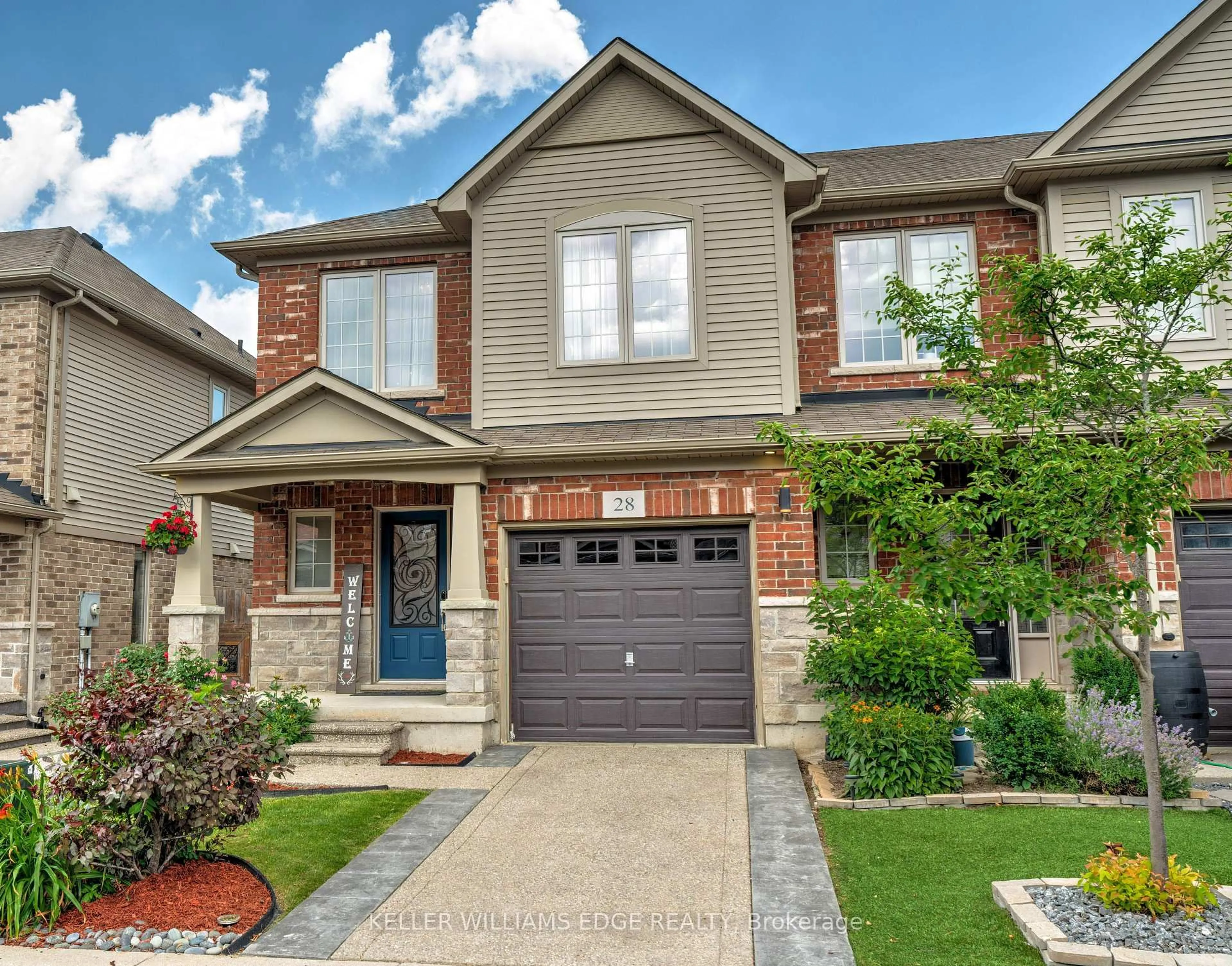 Home with brick exterior material, street for 45 Royal Winter Dr #28, Hamilton Ontario L0R 1C0