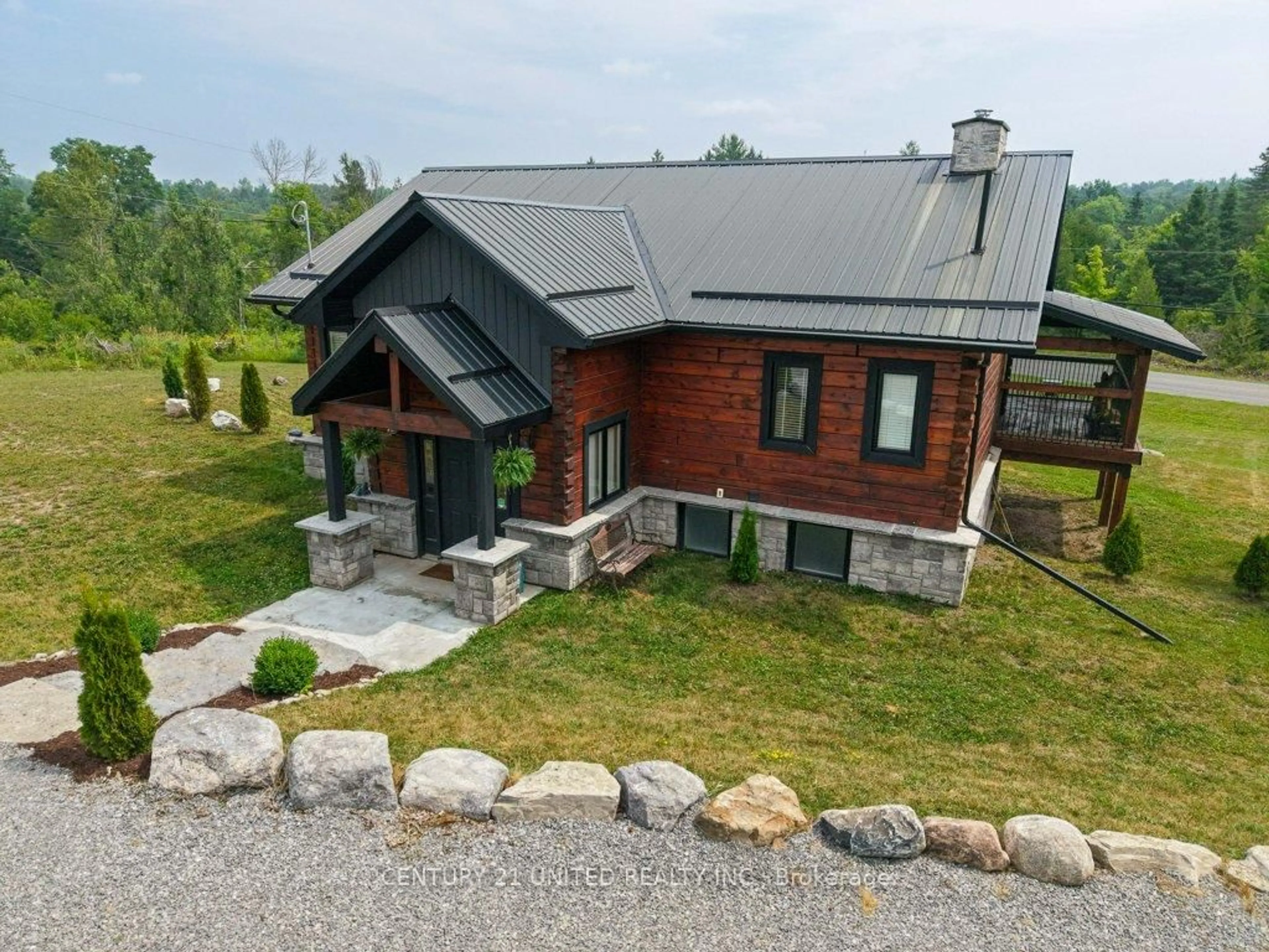 A pic from outside/outdoor area/front of a property/back of a property/a pic from drone, unknown for 20 Bell Rd, Limoges Ontario K0K 2M0