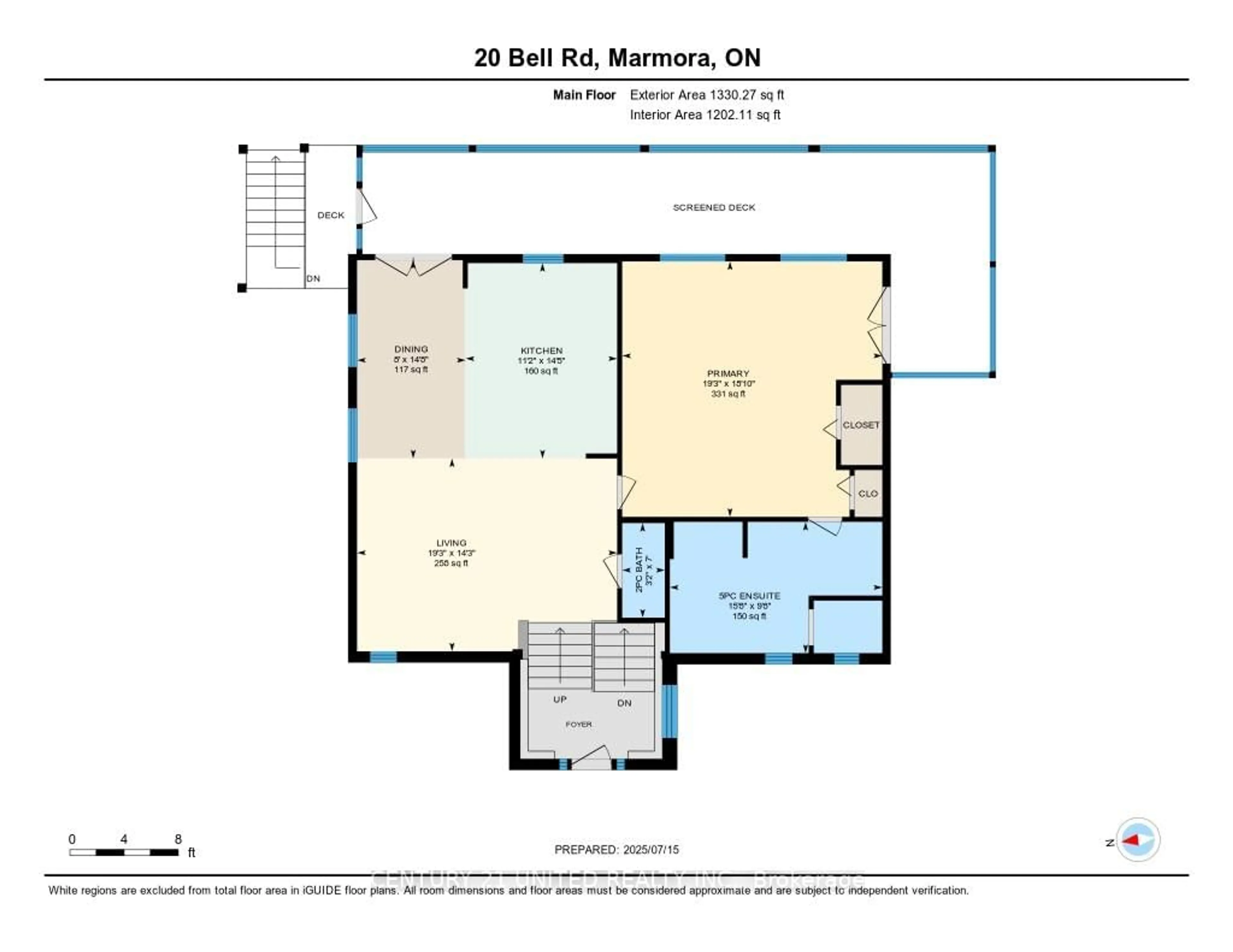 Floor plan for 20 Bell Rd, Limoges Ontario K0K 2M0