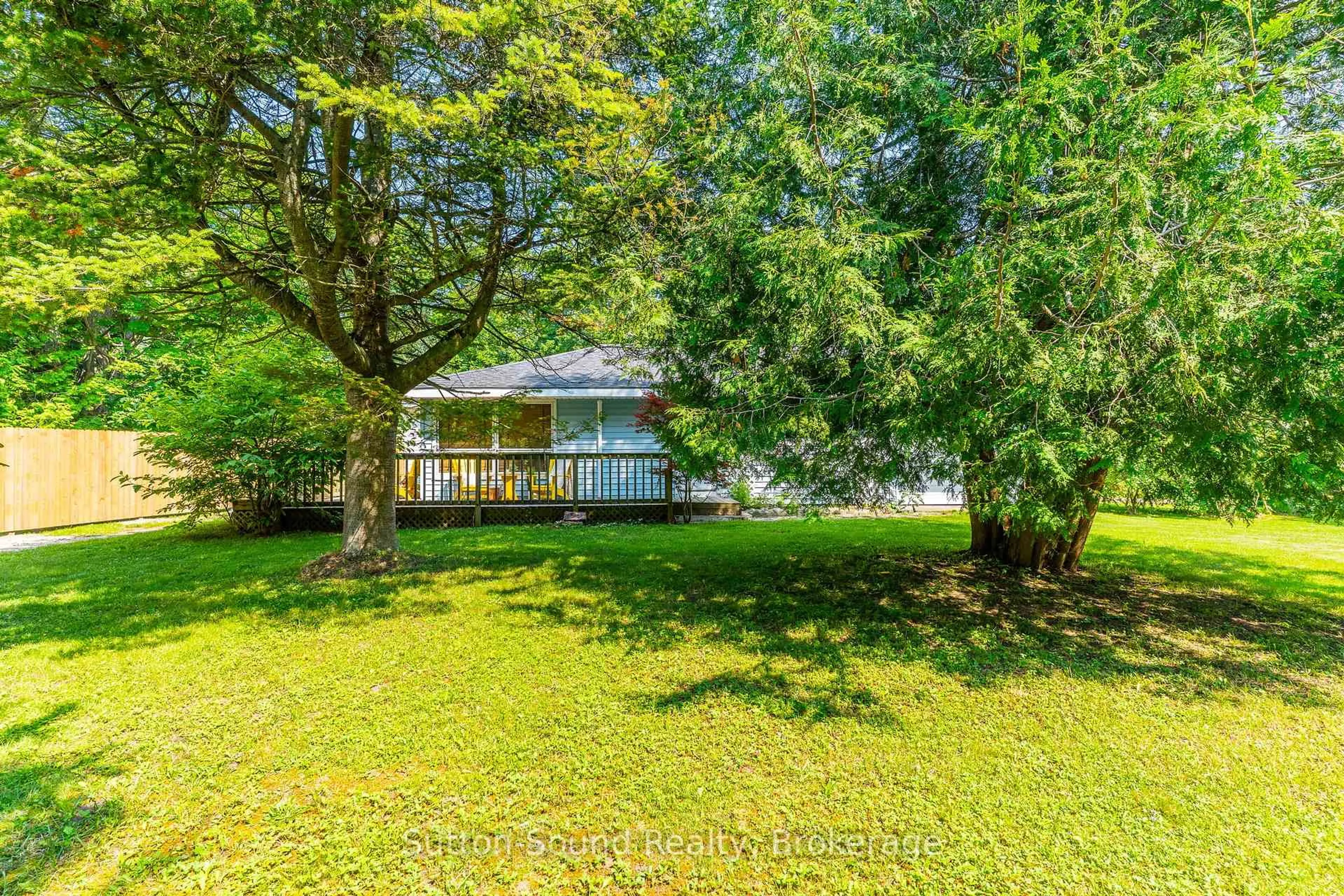 A pic from outside/outdoor area/front of a property/back of a property/a pic from drone, water/lake/river/ocean view for 29 Avele Rd, South Bruce Peninsula Ontario N0H 1X0