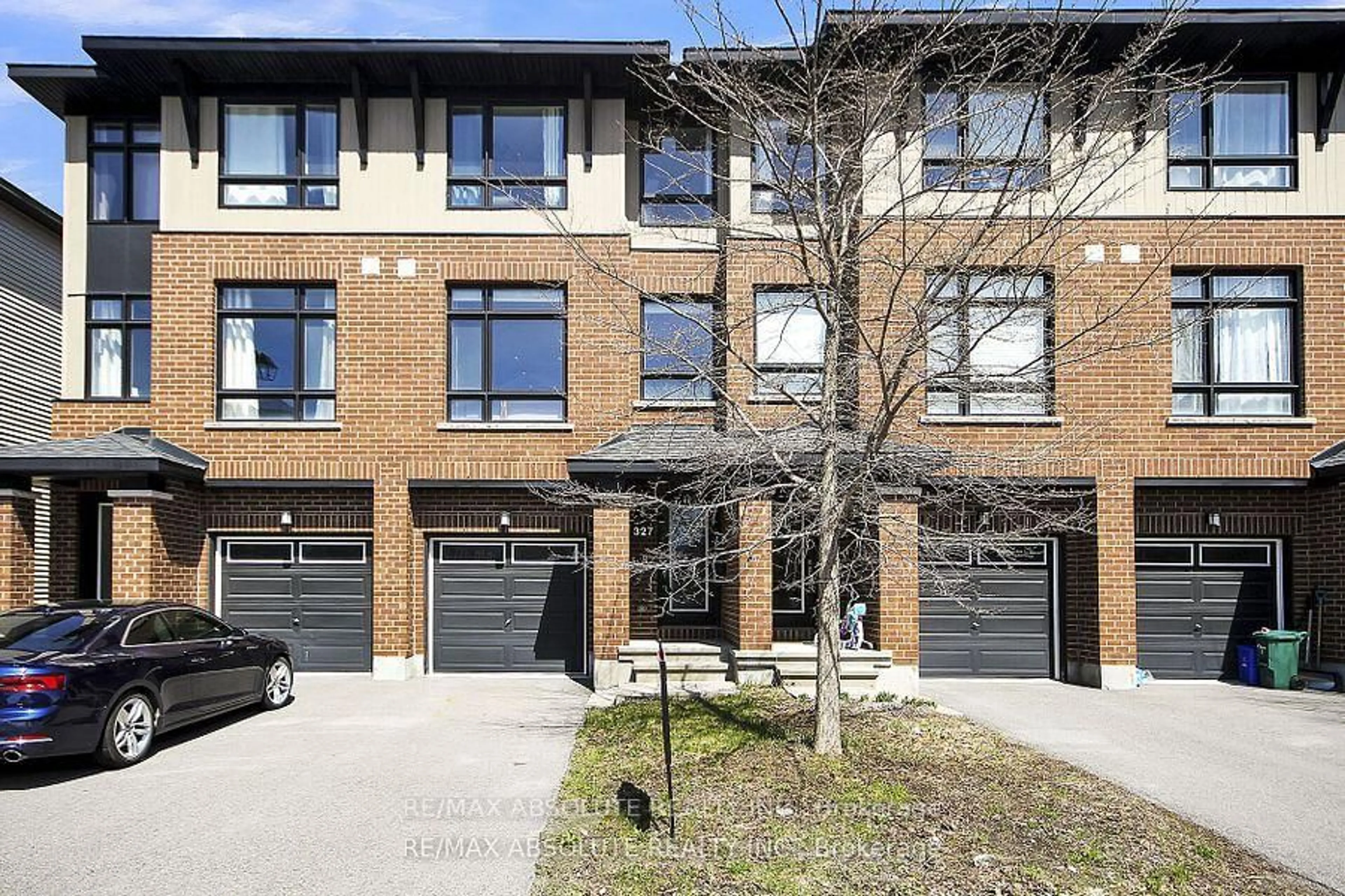 Home with brick exterior material, street for 327 Twinflower Way, Ottawa Ontario K2J 5Z6