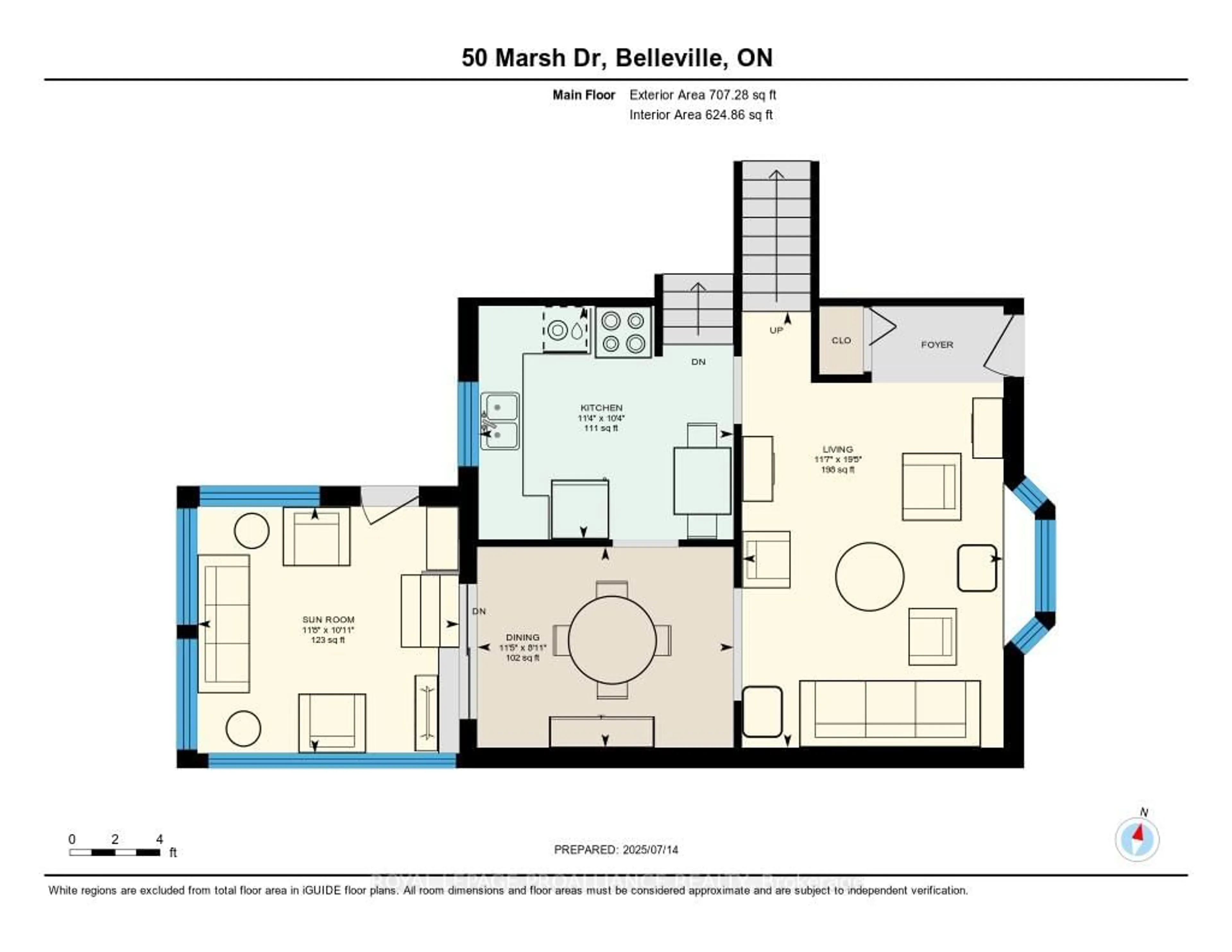 Floor plan for 50 Marsh Dr, Belleville Ontario K8P 4P6