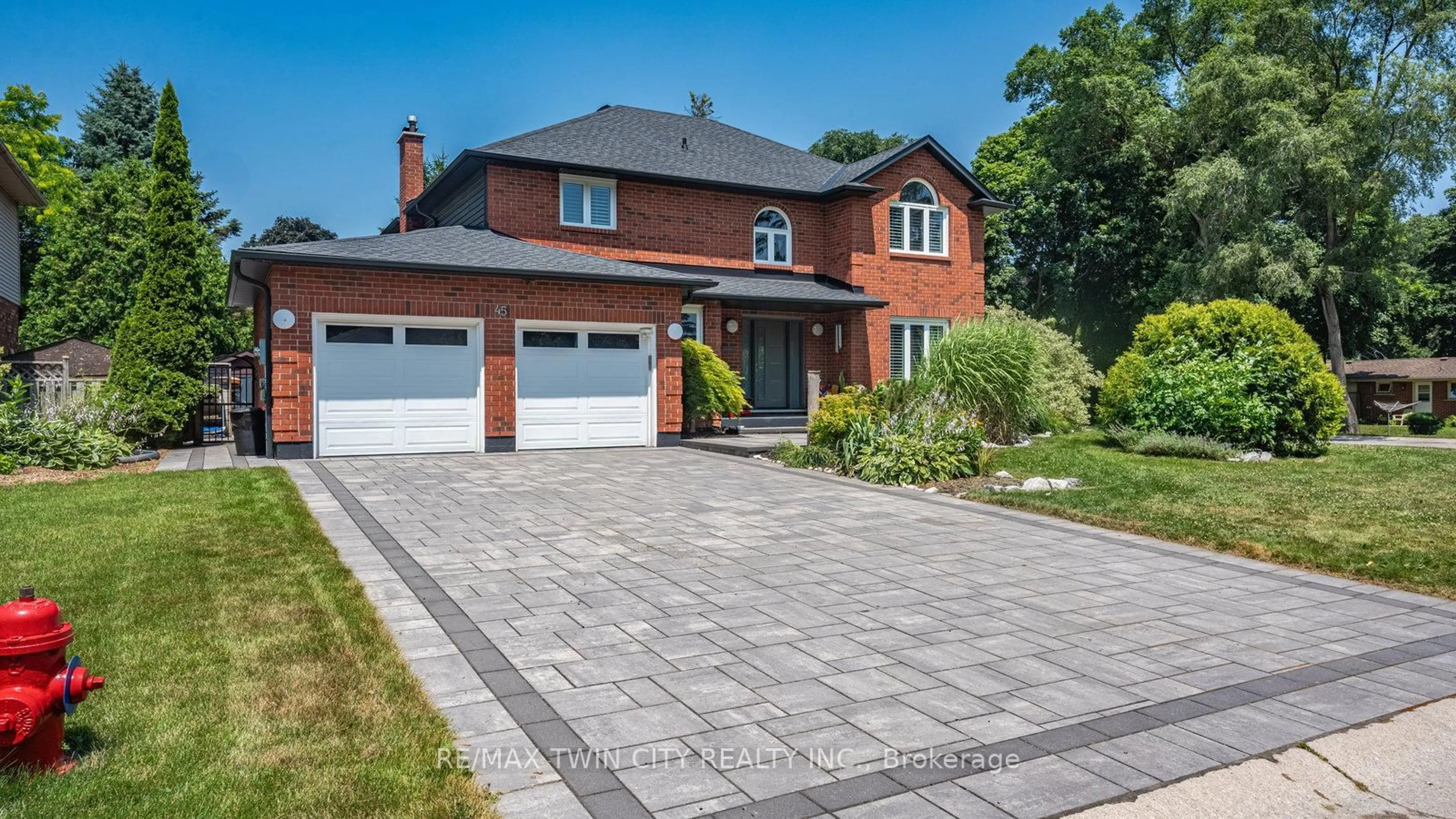 Home with brick exterior material, street for 45 Carnegie Pl, Hamilton Ontario L9G 4T9