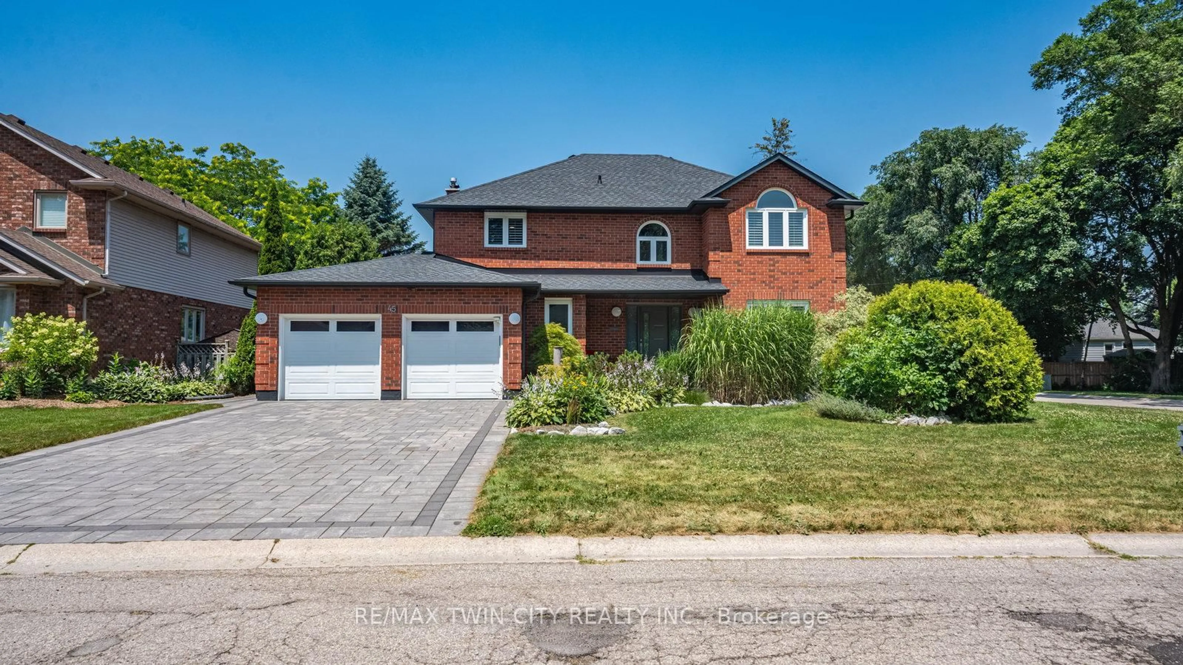 Home with brick exterior material, street for 45 Carnegie Pl, Hamilton Ontario L9G 4T9