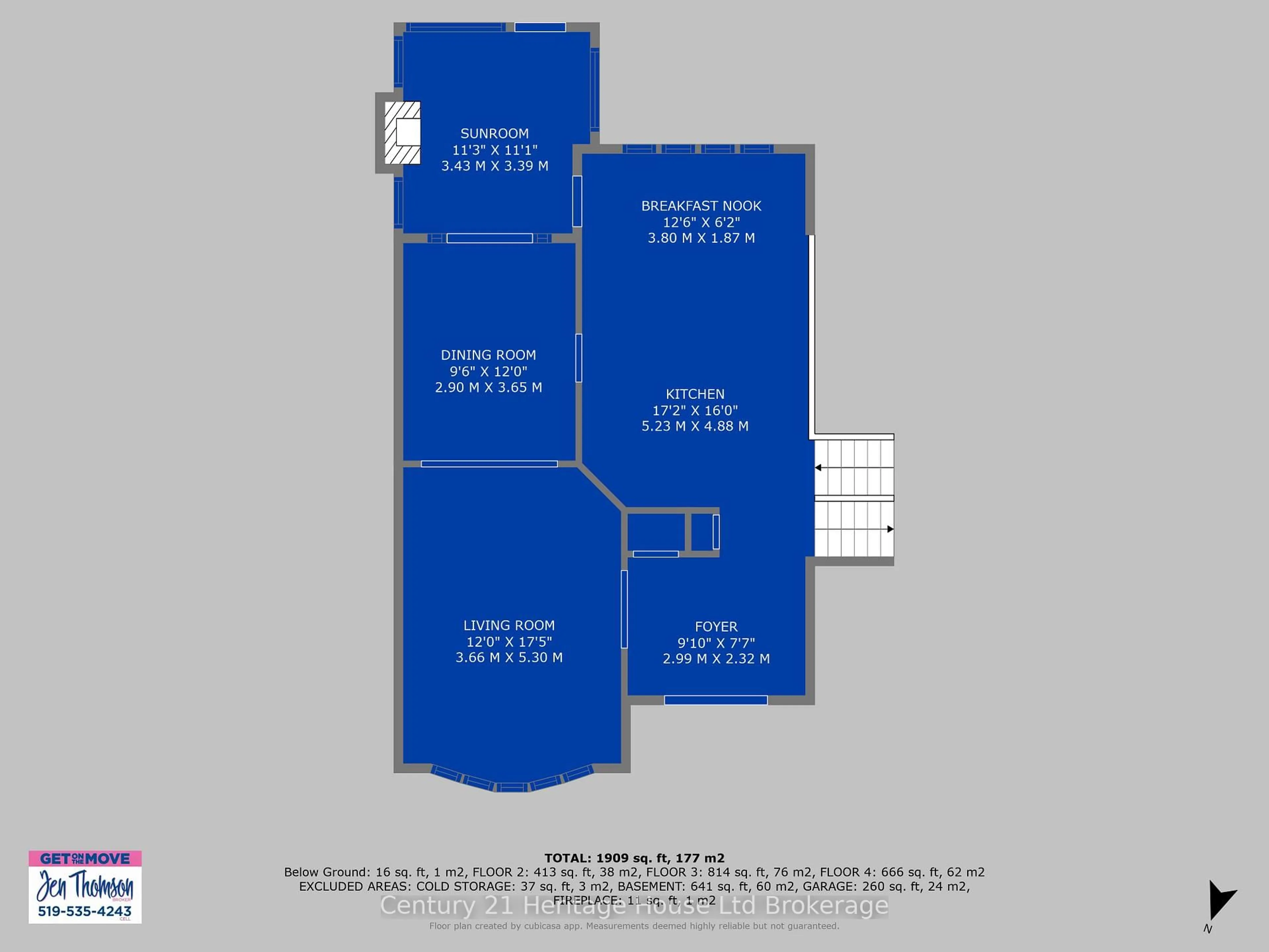 Floor plan for 10 BLACKFOOT Pl, Woodstock Ontario N4T 1E2