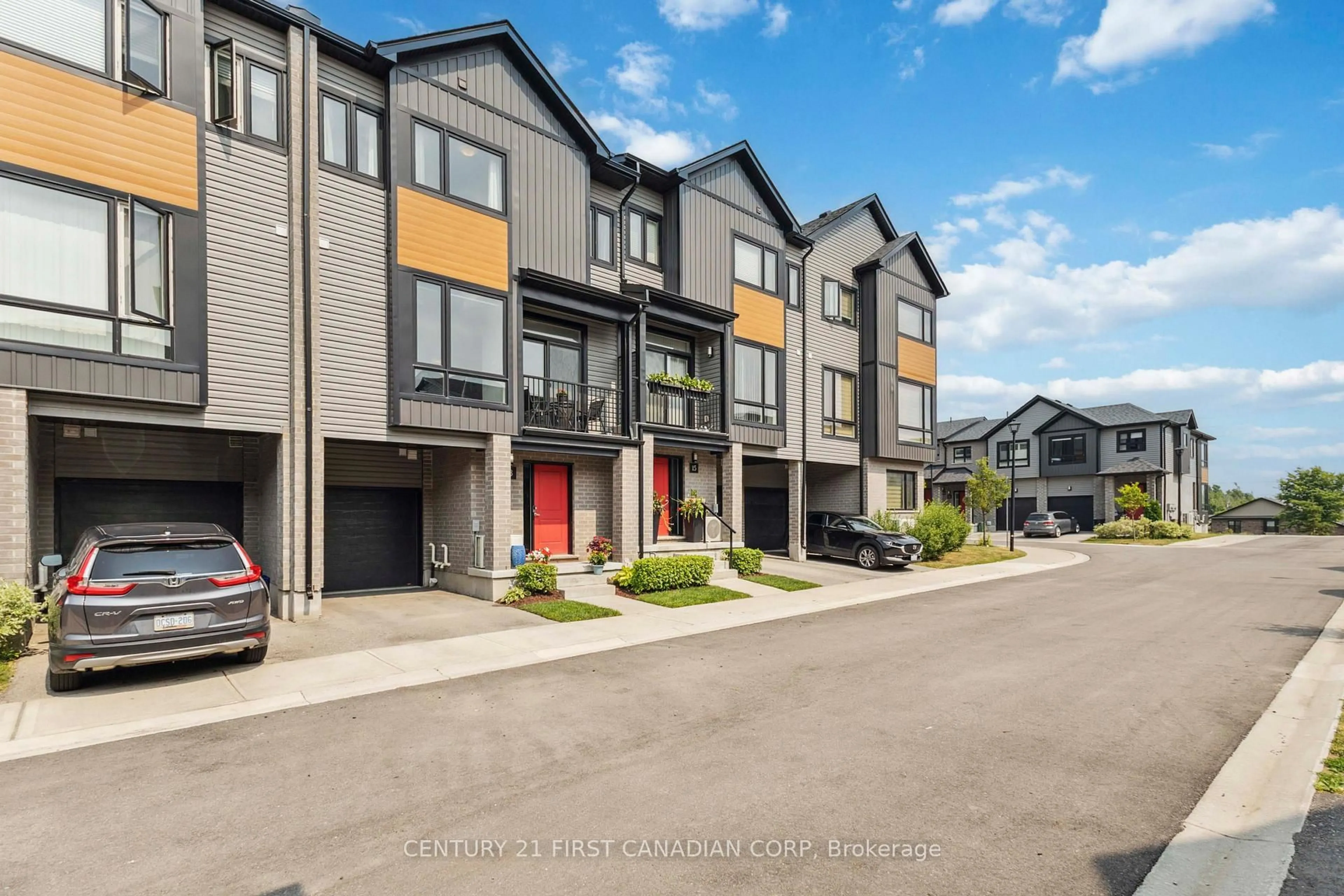 A pic from outside/outdoor area/front of a property/back of a property/a pic from drone, street for 819 KLEINBURG Dr #13, London North Ontario N5X 0N6