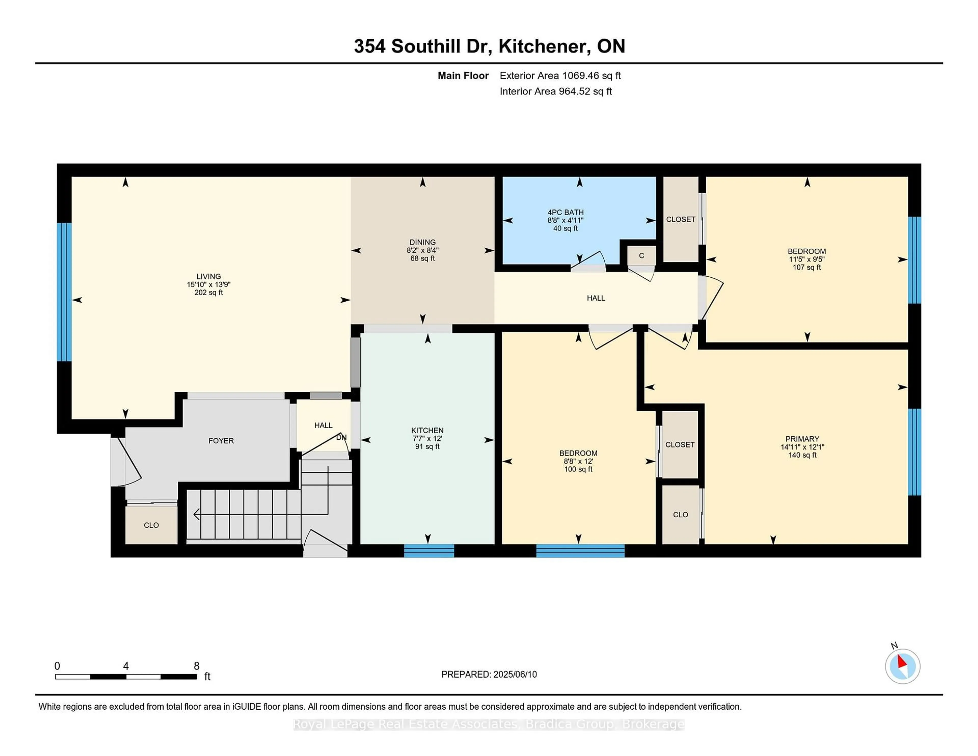 Floor plan for 354 Southill Dr, Kitchener Ontario N2A 2R1