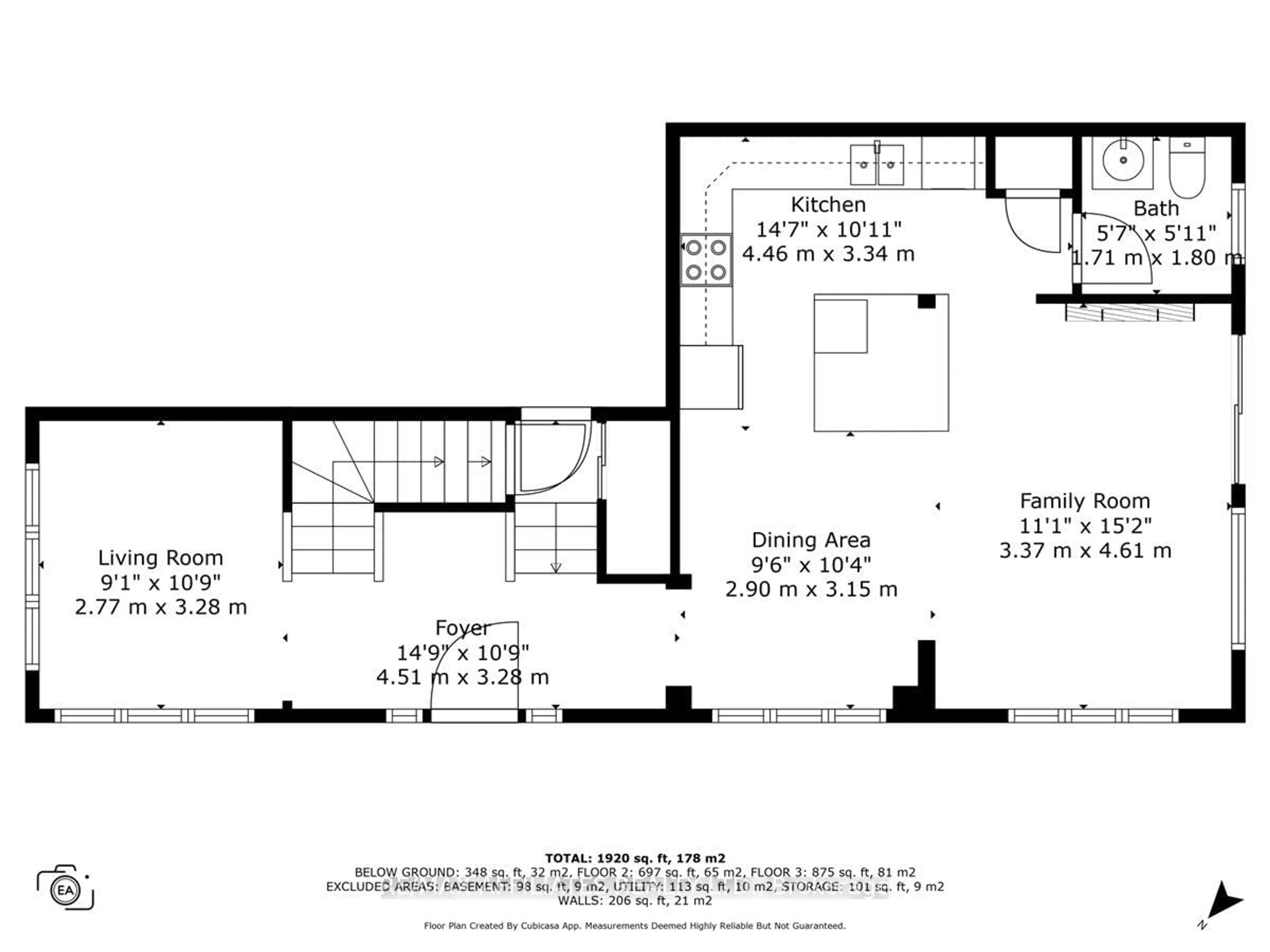 Floor plan for 753 Brittanic Rd, Ottawa Ontario K2V 0R3