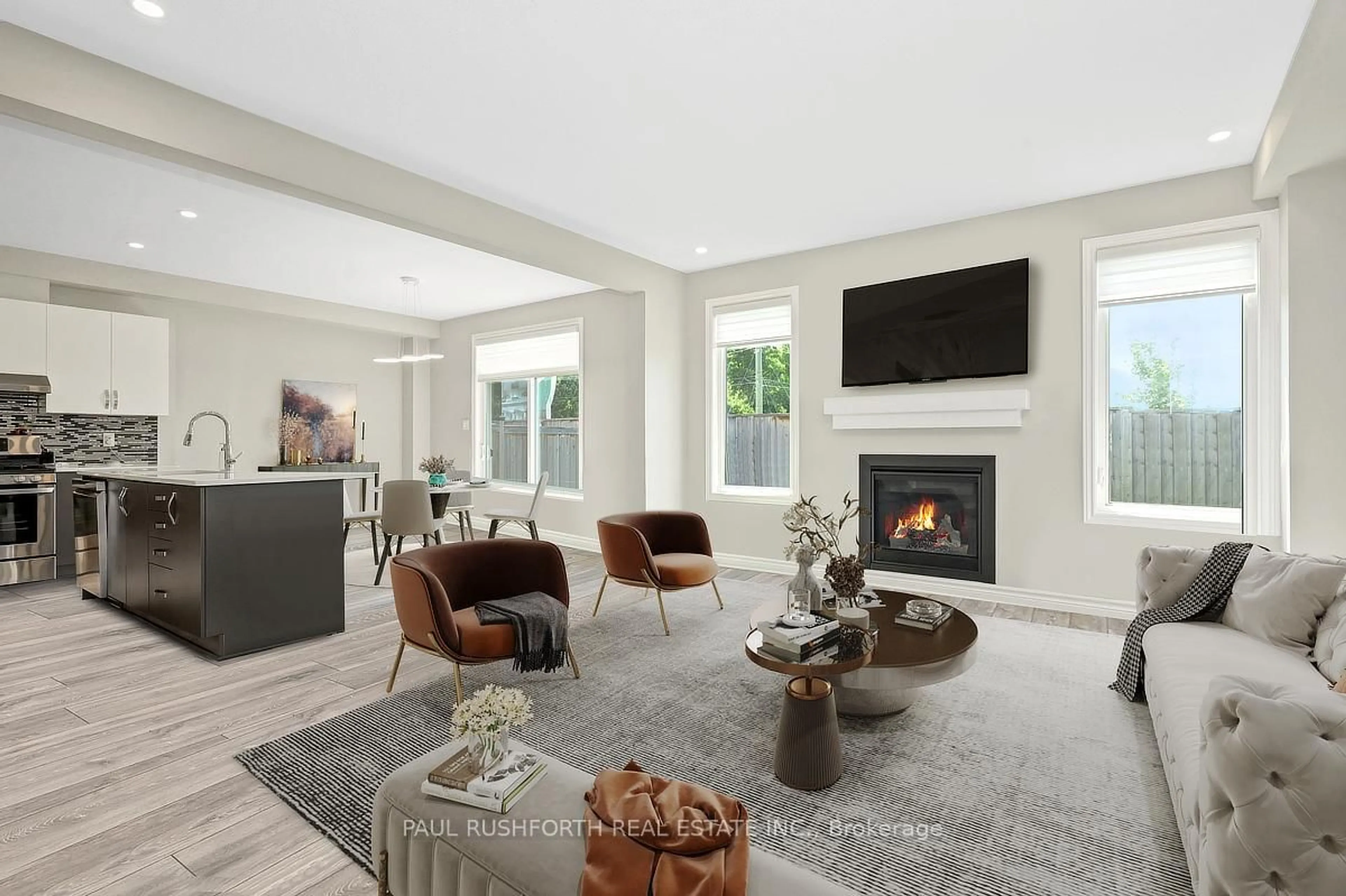 Living room with furniture, unknown for 46 Knockaderry Cres, Ottawa Ontario K2J 6G8