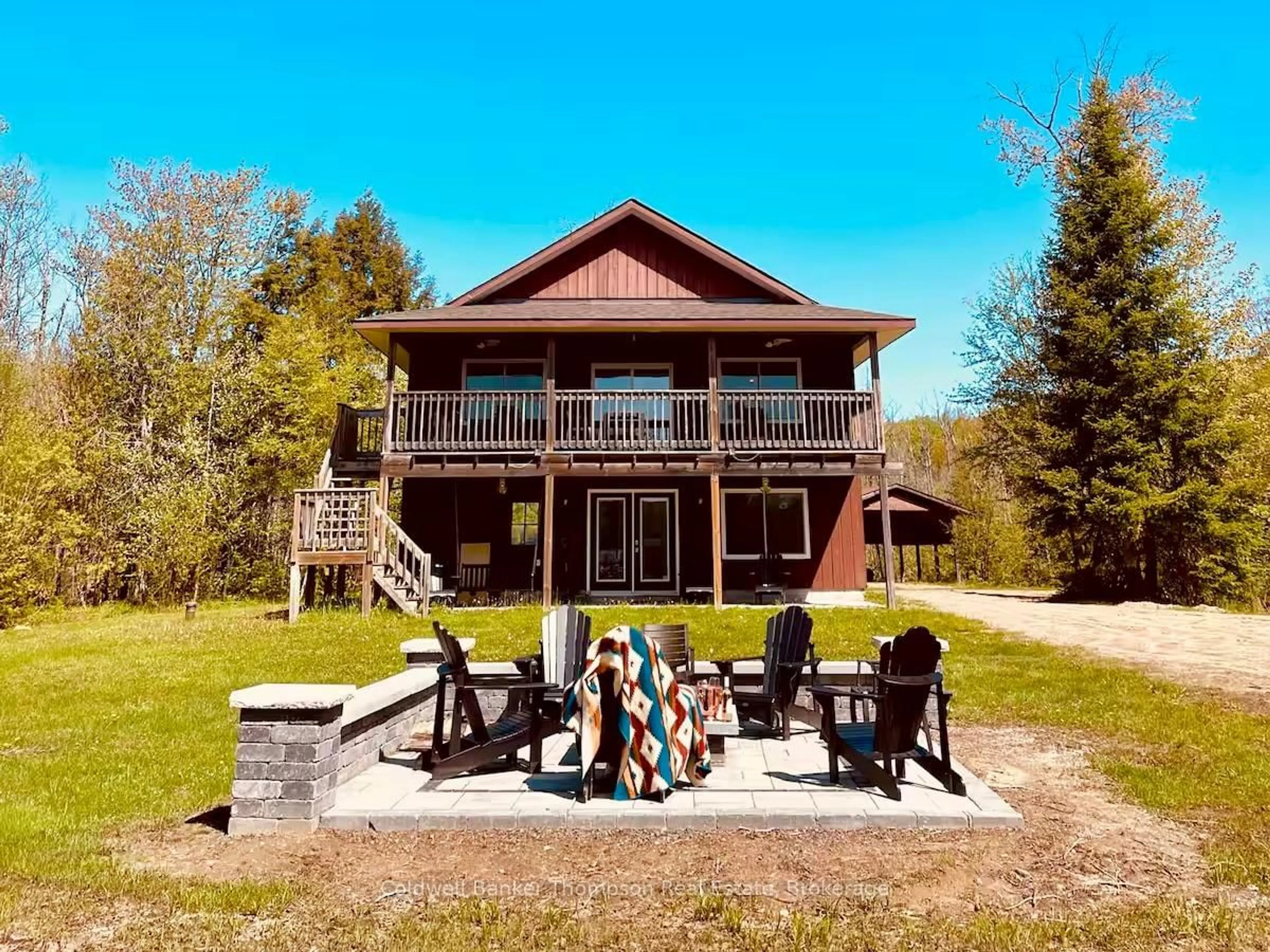 Patio, water/lake/river/ocean view for 475A Selena Dr, McMurrich/Monteith Ontario P1H 2J2