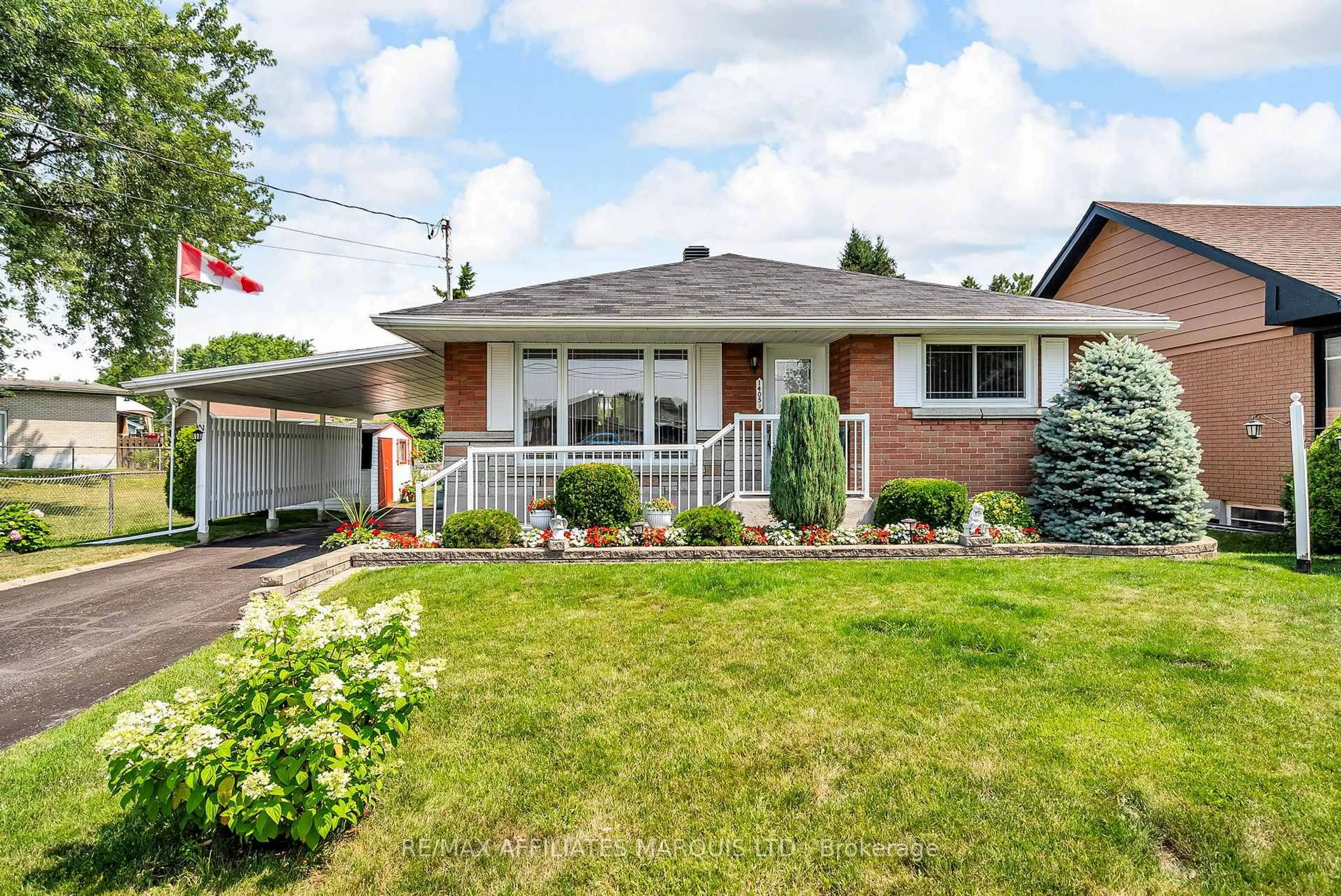 Home with brick exterior material, street for 1405 Norman Ave, Cornwall Ontario K6J 4X5