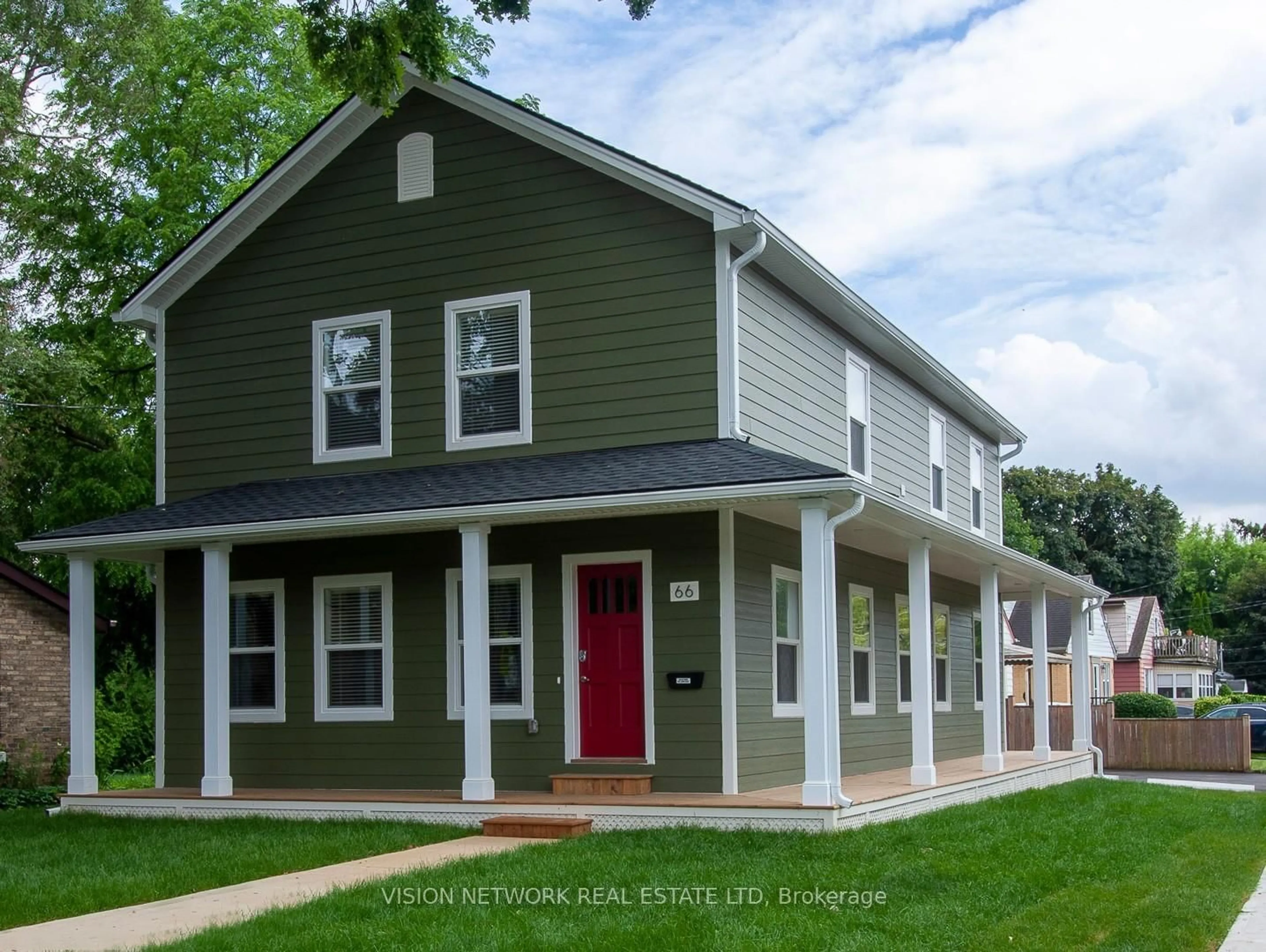 Home with vinyl exterior material, street for 66 Blackfriars St, London North Ontario N6H 1K7