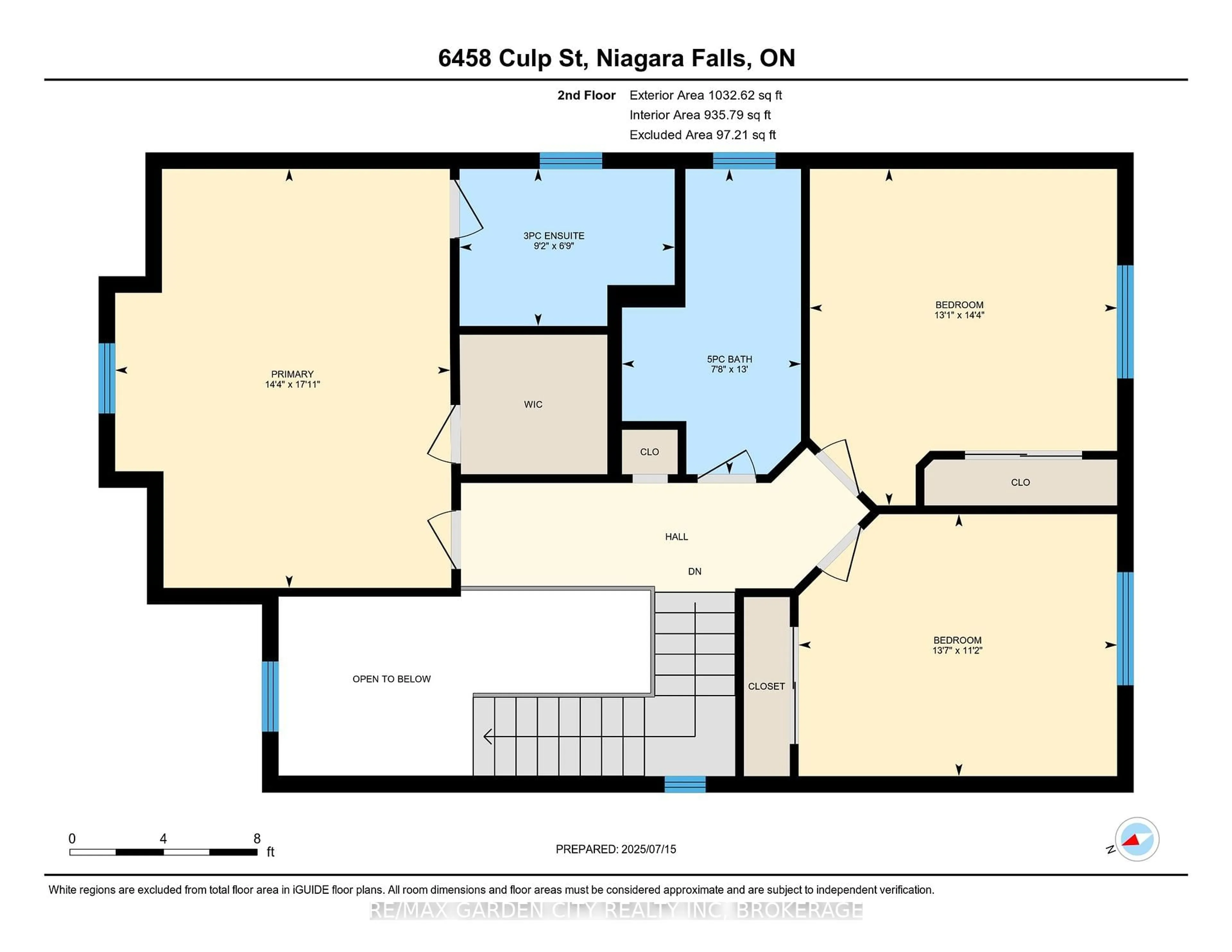 Floor plan for 6458 Culp St, Niagara Falls Ontario L2G 2C1