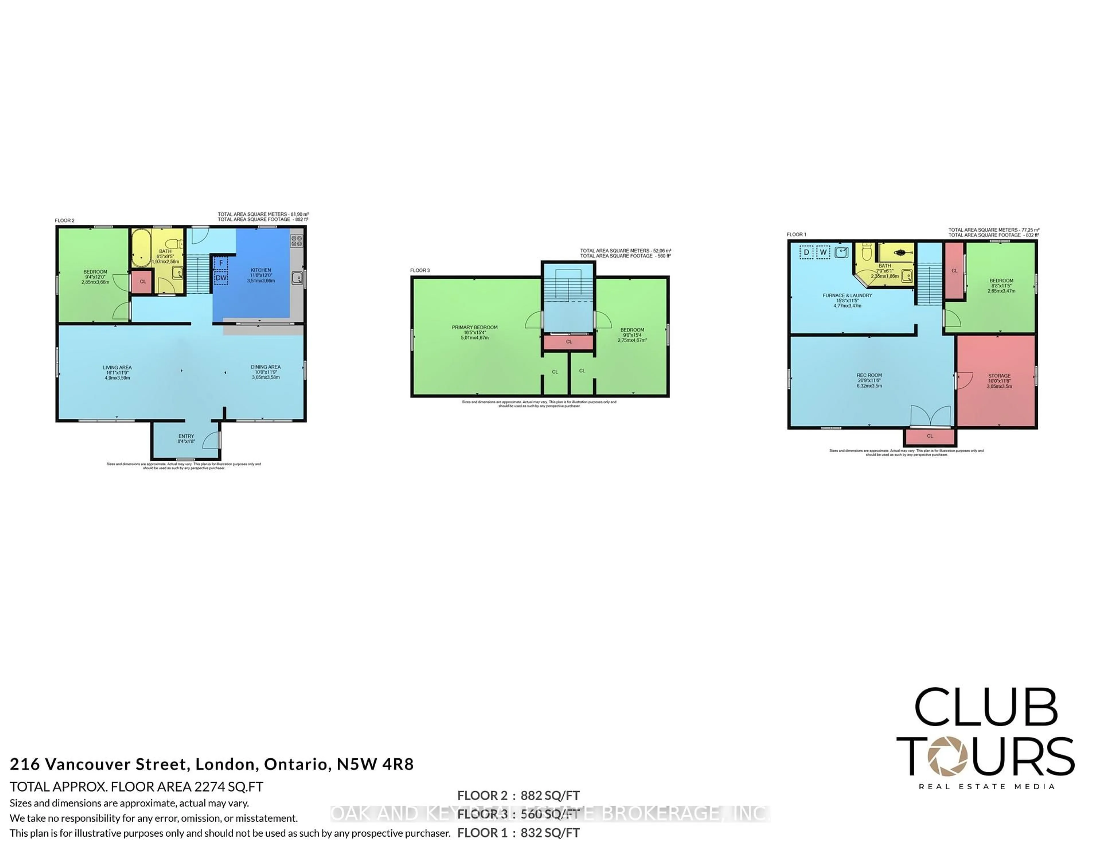 Floor plan for 216 Vancouver St, London East Ontario N5W 4R8