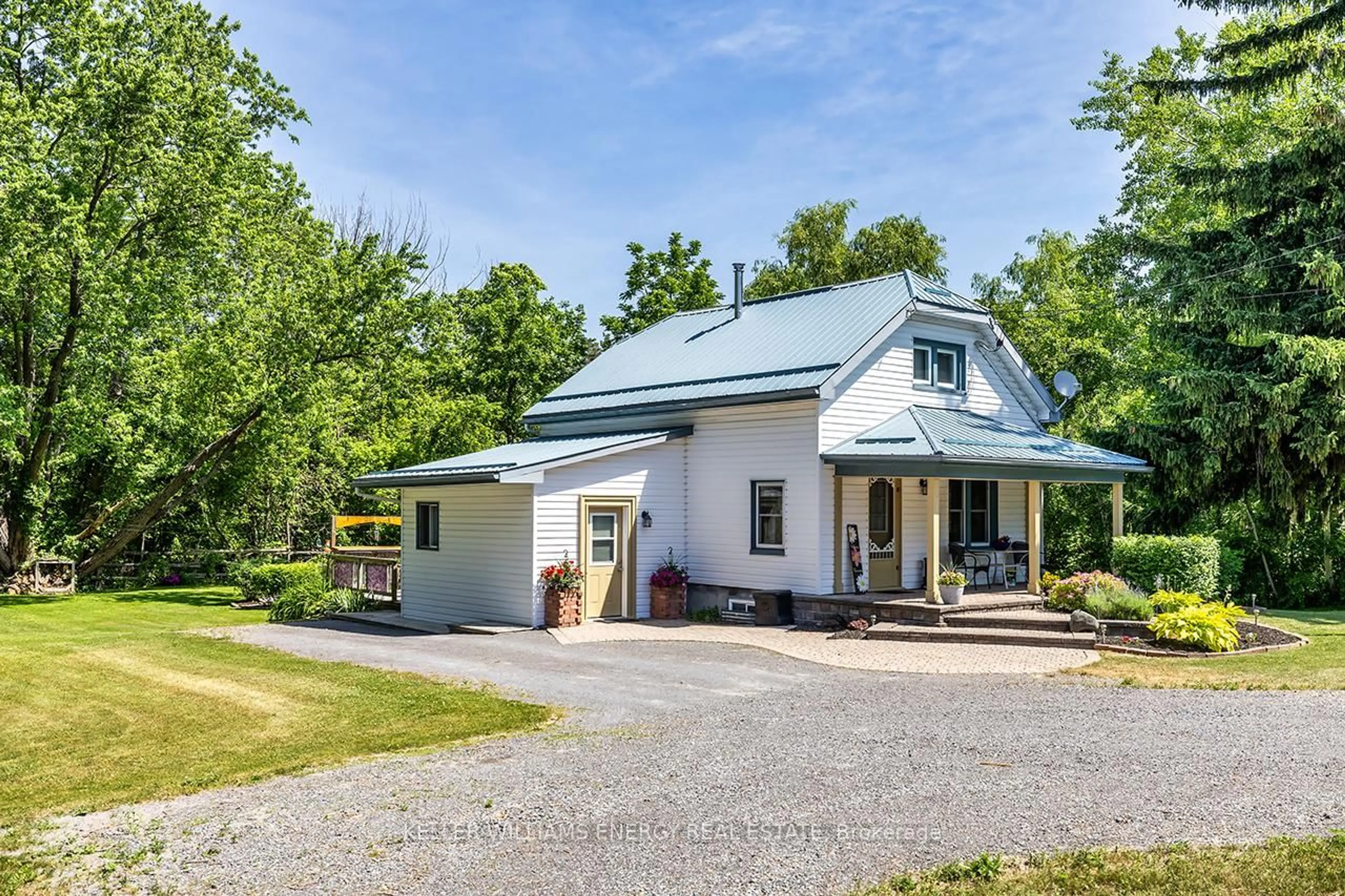 A pic from outside/outdoor area/front of a property/back of a property/a pic from drone, unknown for 68 County 5 Rd, Quinte West Ontario K0K 3M0