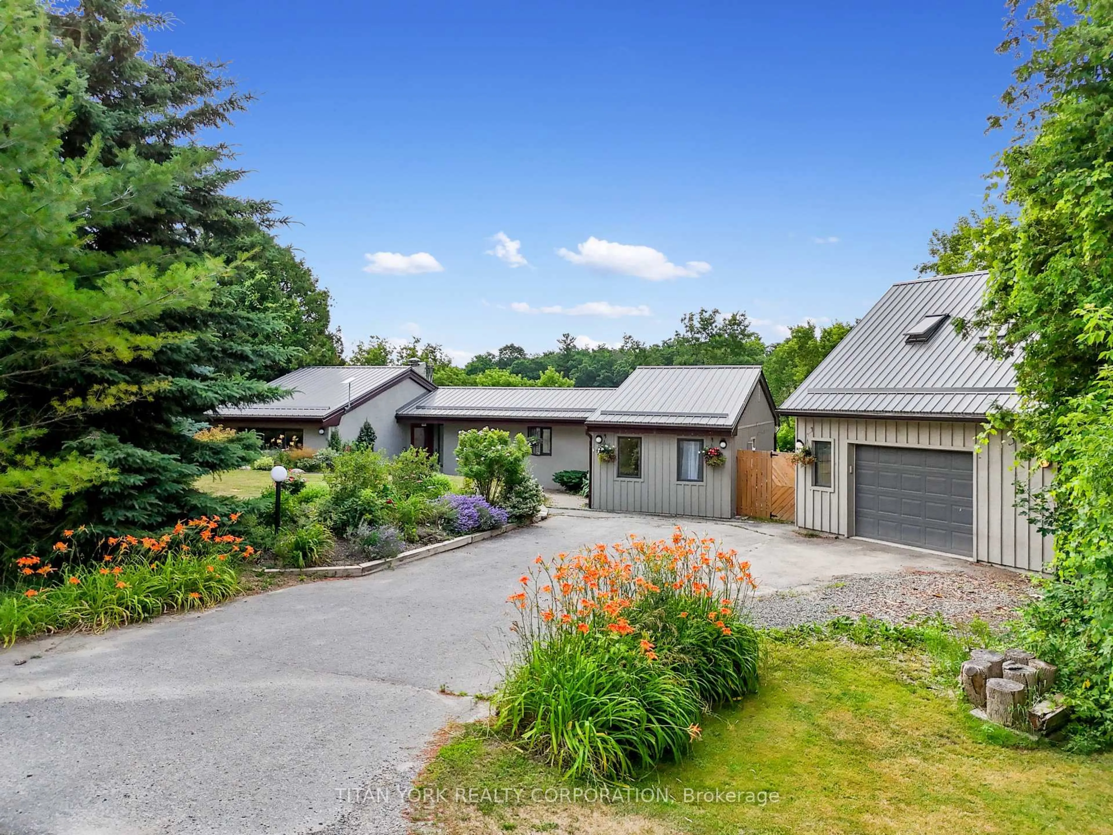 A pic from outside/outdoor area/front of a property/back of a property/a pic from drone, mountain view for 27 Maidens Mill Rd, Trent Hills Ontario K0K 3K0
