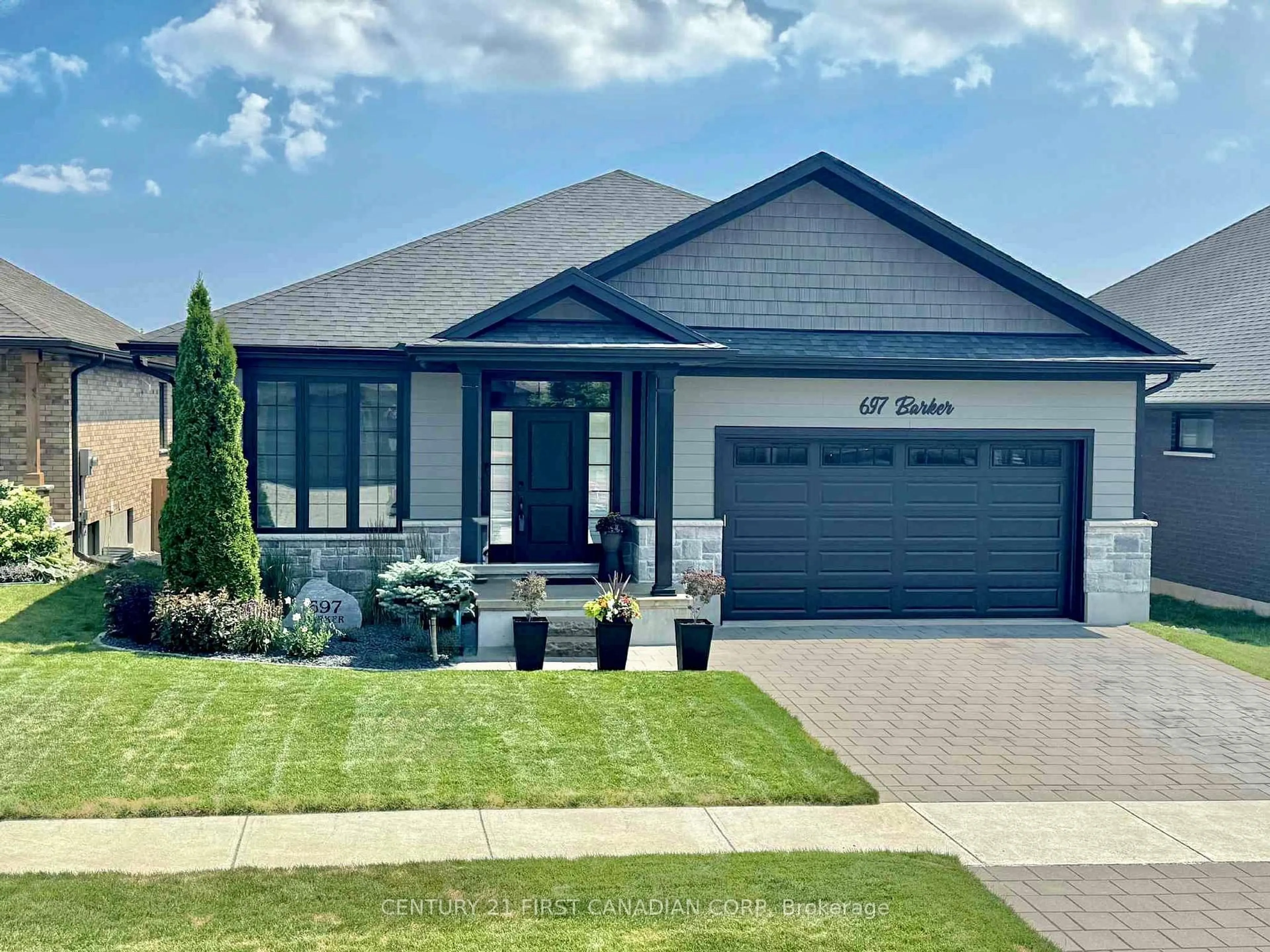 Home with brick exterior material, street for 697 Barker St, Strathroy-Caradoc Ontario N0L 1W0