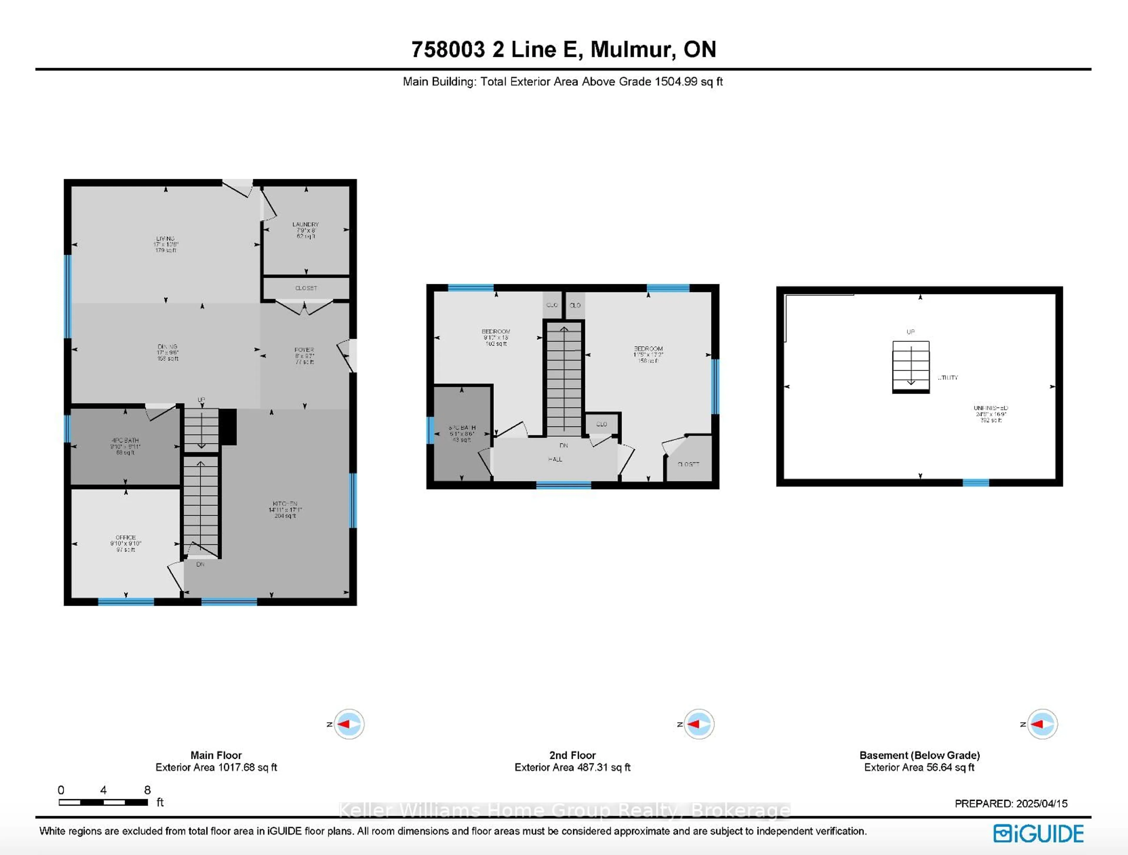 Floor plan for 758003 2nd Line, Mulmur Ontario L9V 0G8