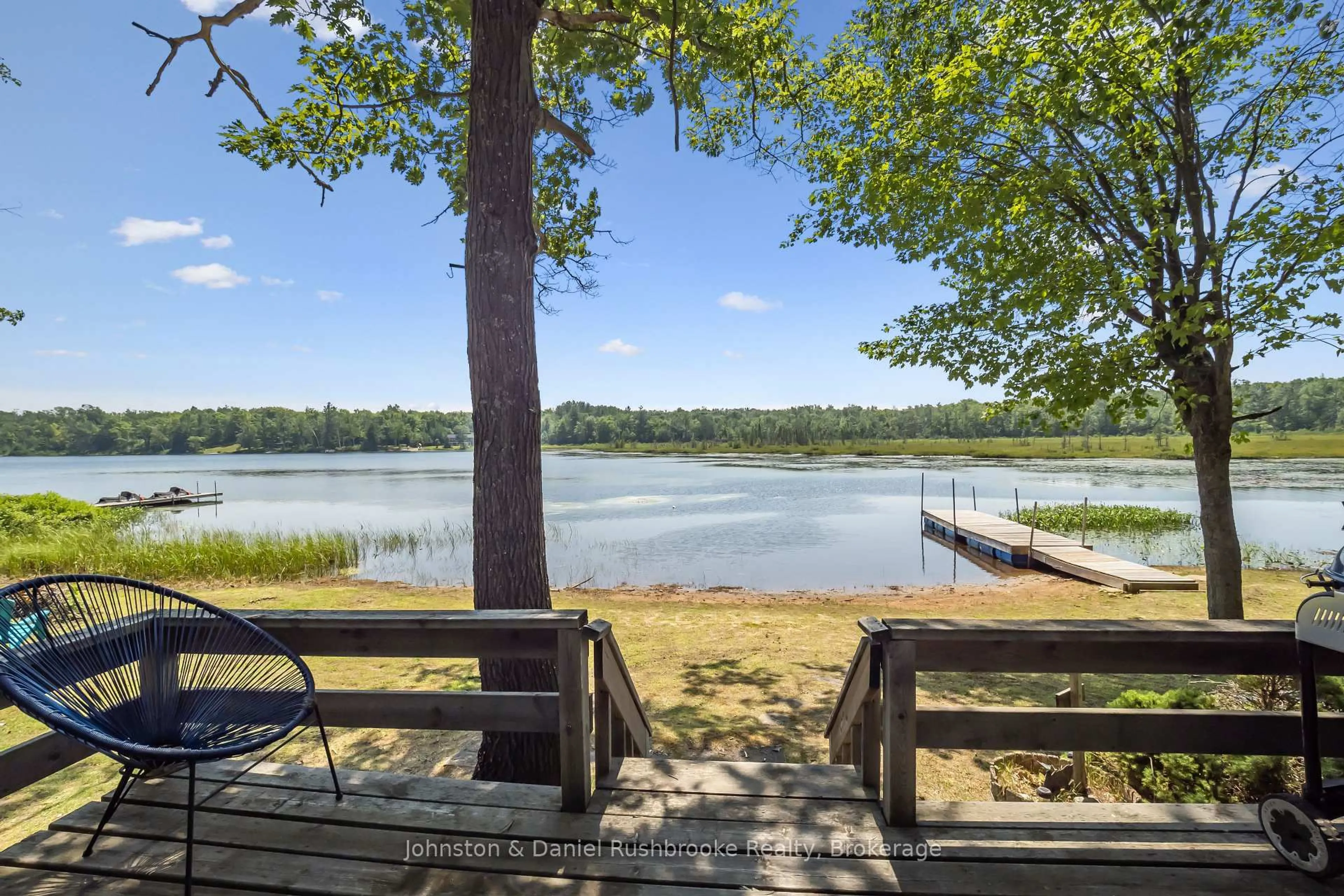 Patio, water/lake/river/ocean view for 1102 Ridge Rd #4, Muskoka Lakes Ontario P0C 1M0