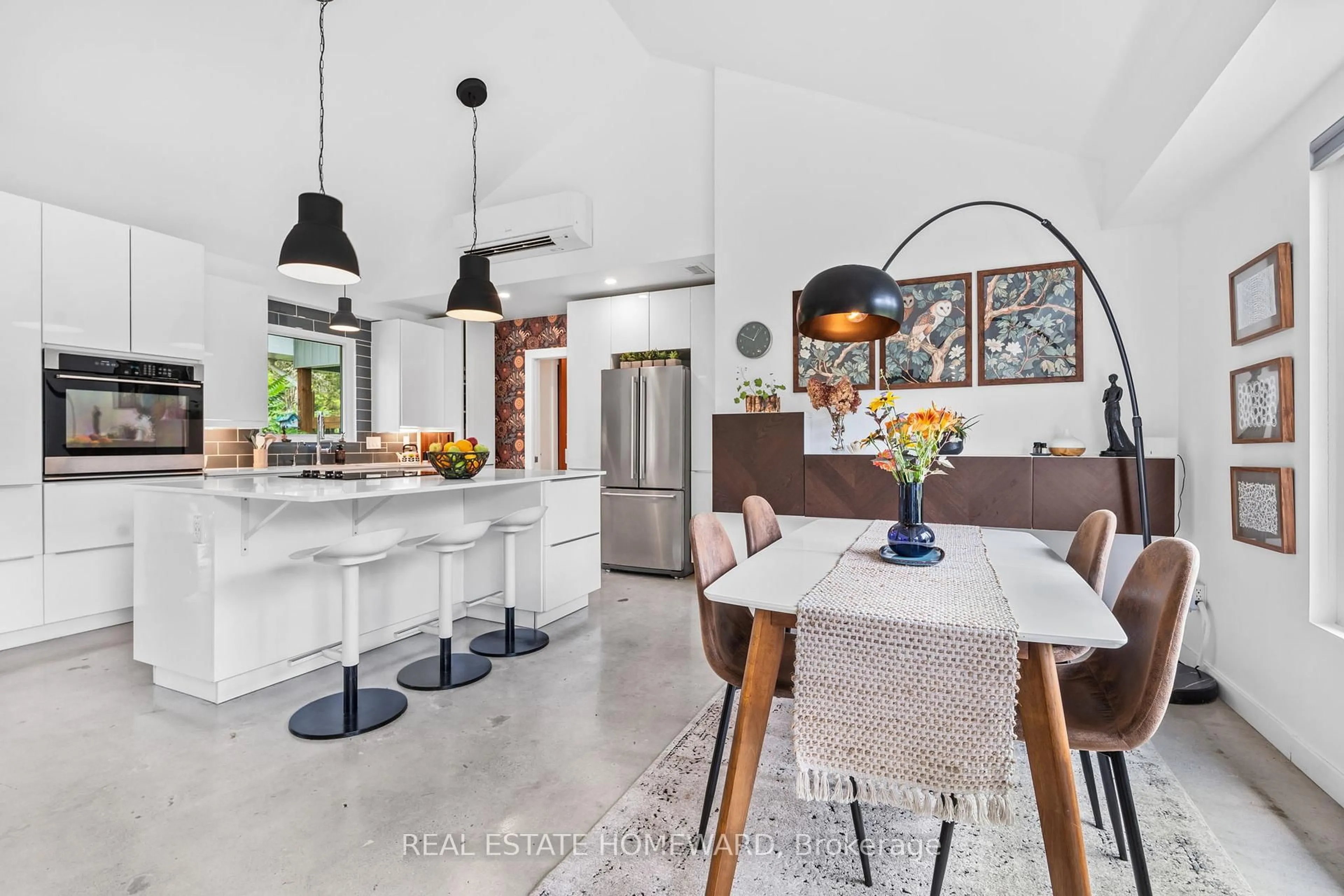 Open concept kitchen, ceramic/tile floor for 647 Park Rd, Yarker Ontario K0K 3N0
