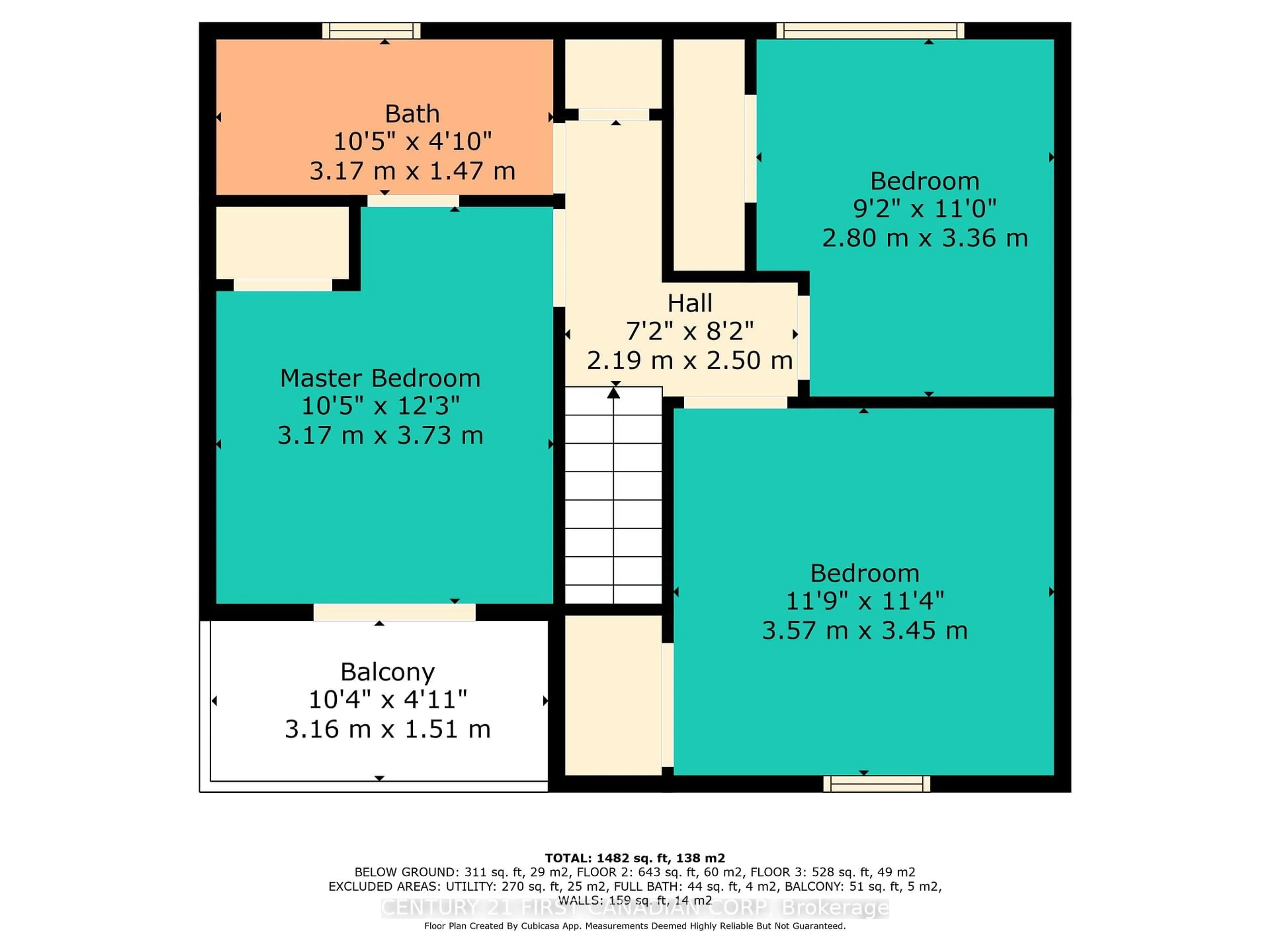 Floor plan for 158 Augusta Cres, London South Ontario N6E 2E1