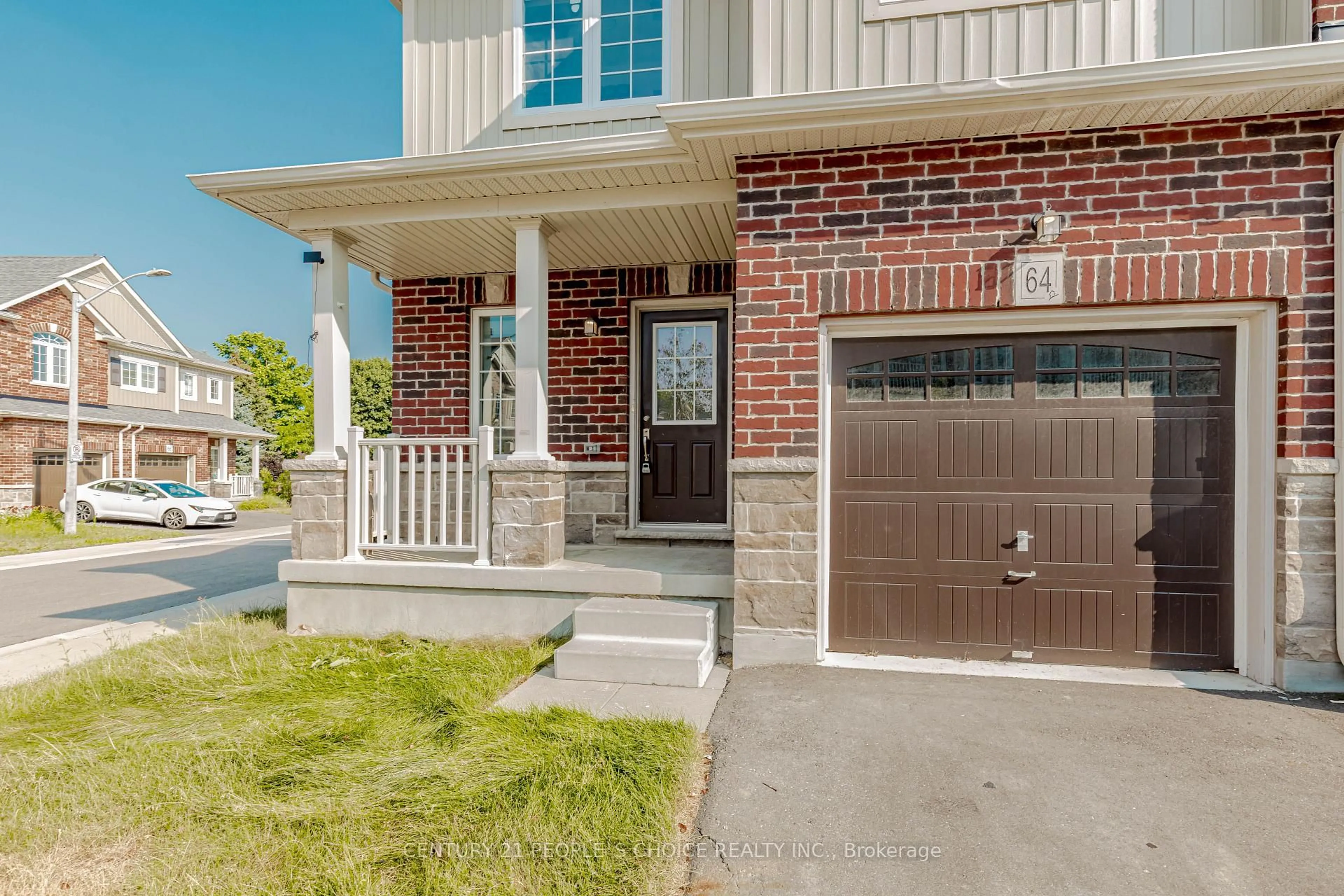 Home with brick exterior material, street for 64 Dewberry Dr, Kitchener Ontario N2B 0A9