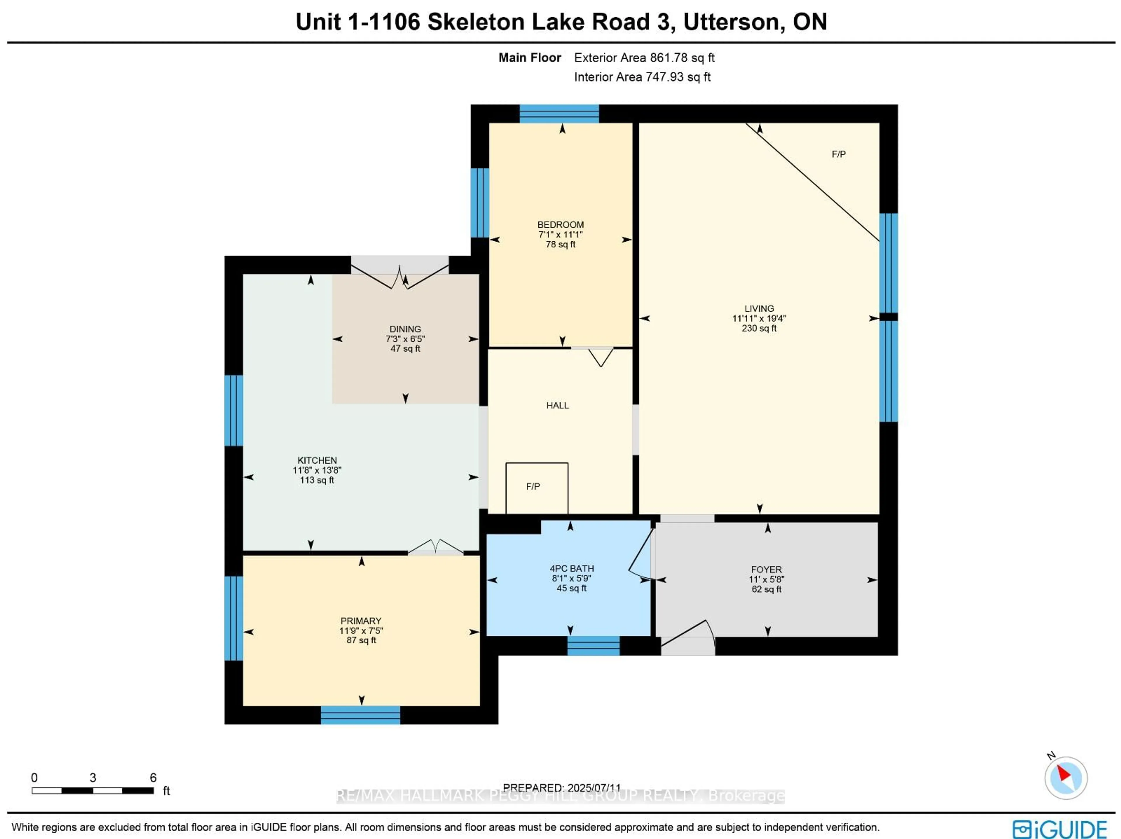 Floor plan for 1106 Skeleton Lake 3 Rd #1, Muskoka Lakes Ontario P0B 1M0