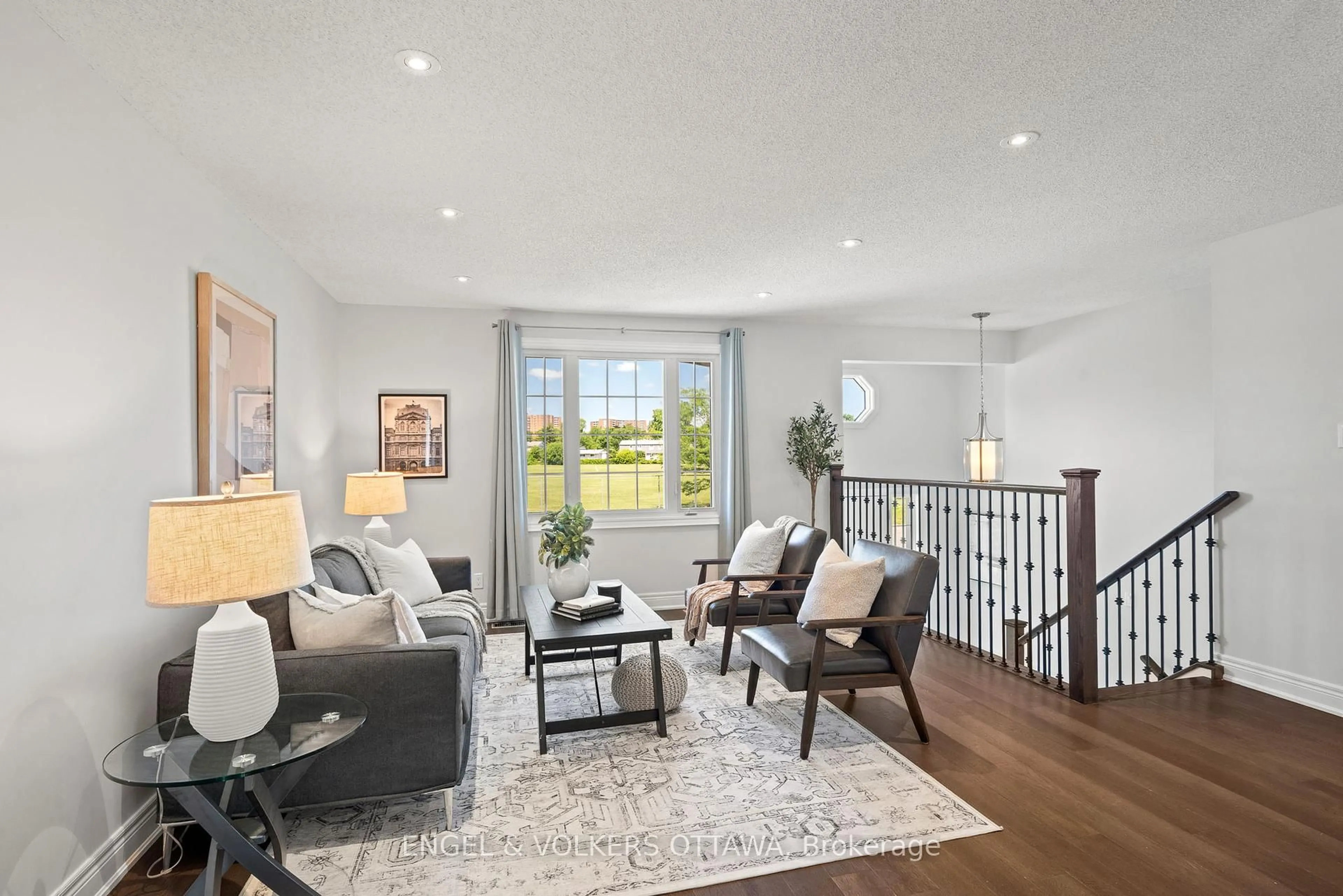 Living room with furniture, unknown for 20 Assiniboine Dr, Ottawa Ontario K2E 5R7