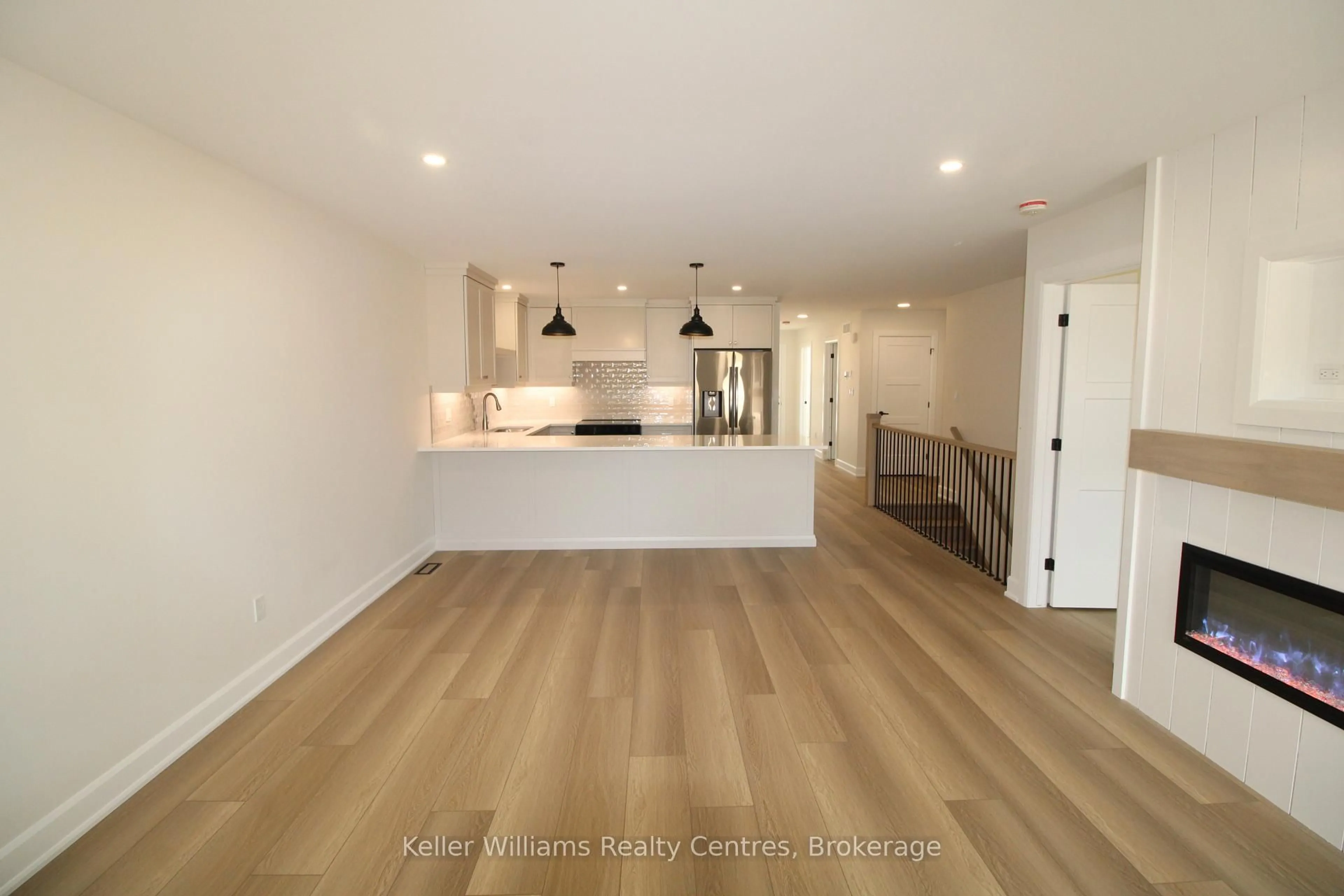 Open concept kitchen, wood/laminate floor for 837 22ND Avenue A,, Hanover Ontario N4N 0C5