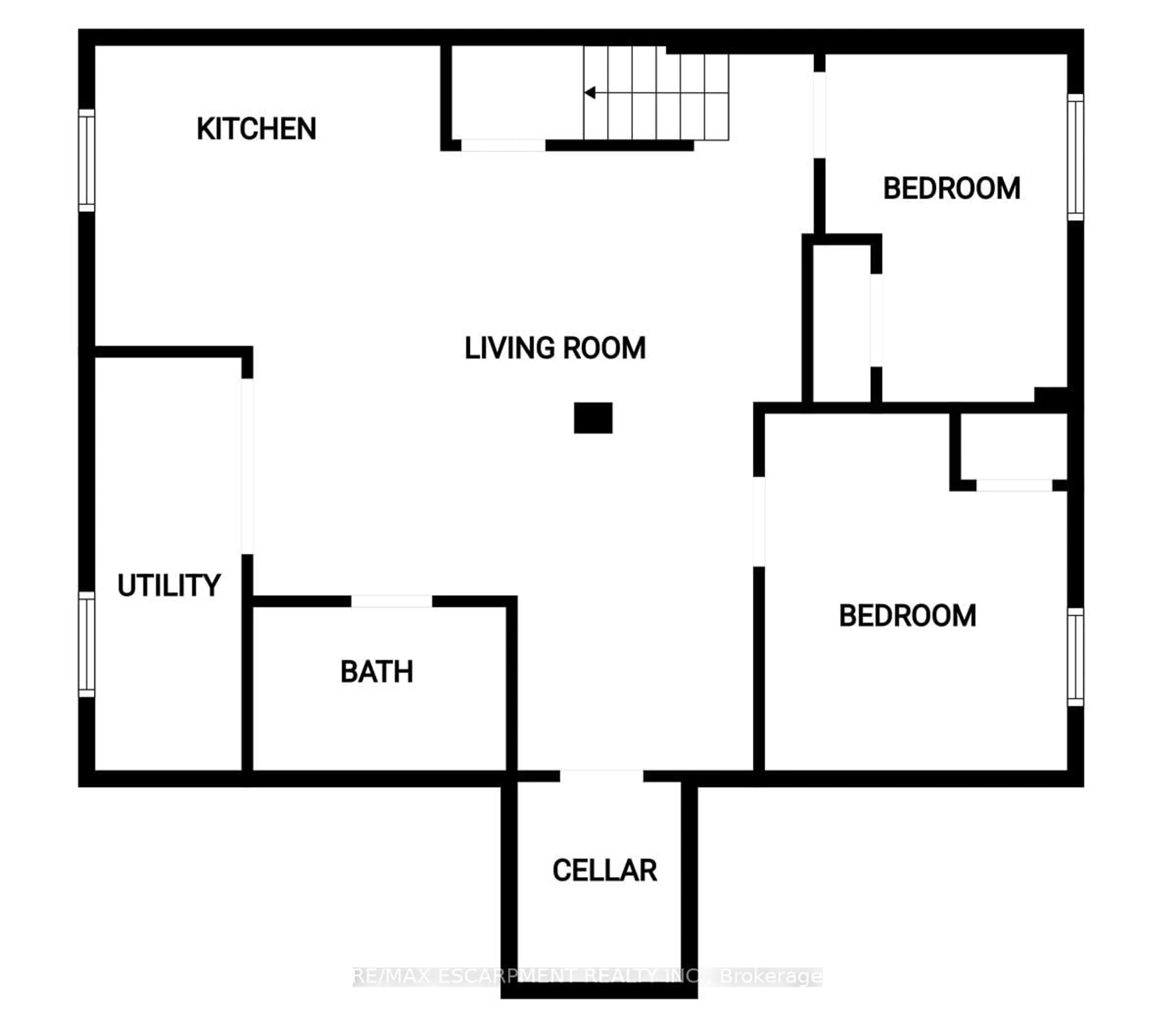 Floor plan for 687 Upper James St, Hamilton Ontario L9C 2Z4