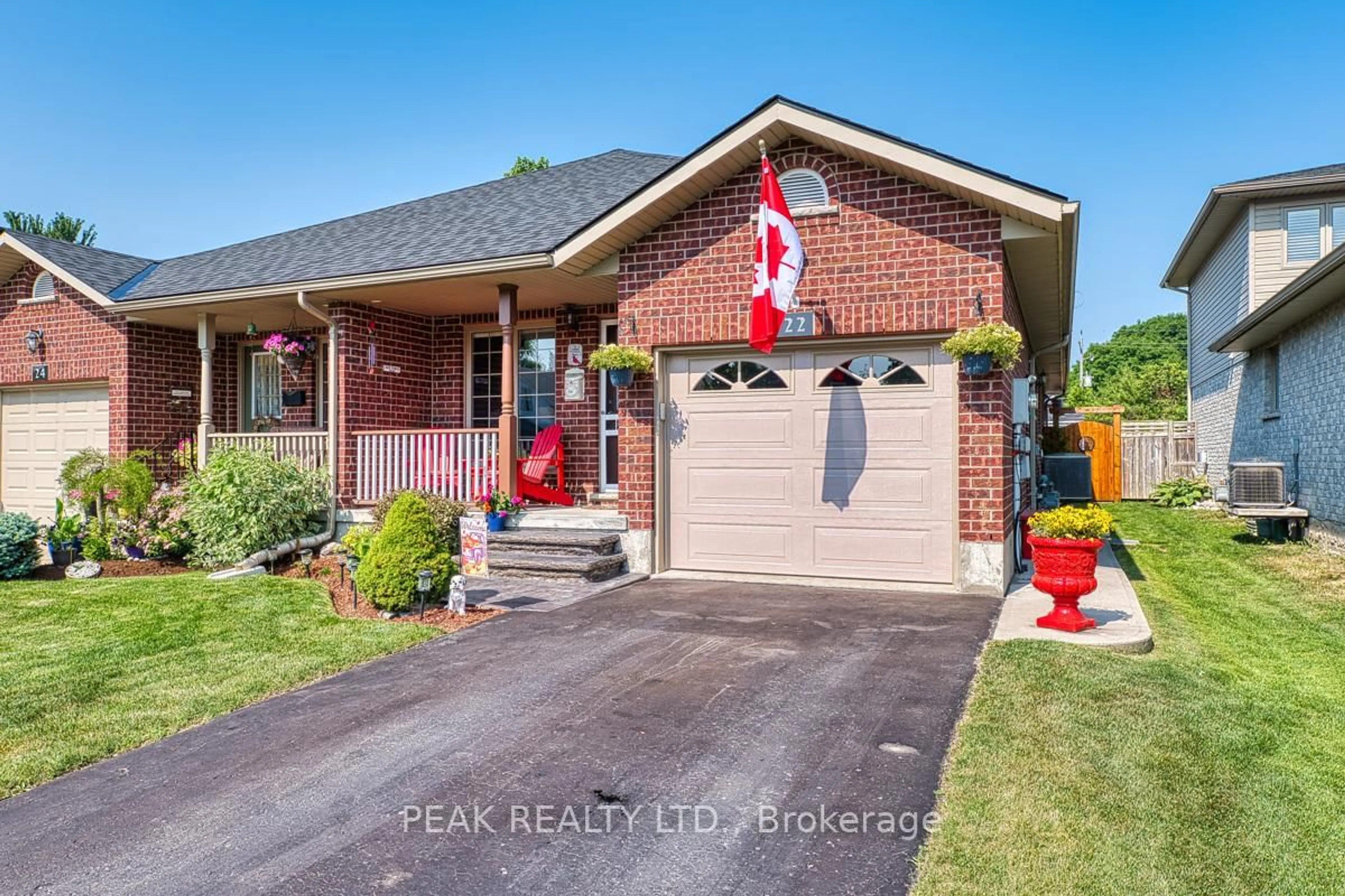 Home with brick exterior material, street for 22 COLLEGE St, Stratford Ontario N5A 4R4