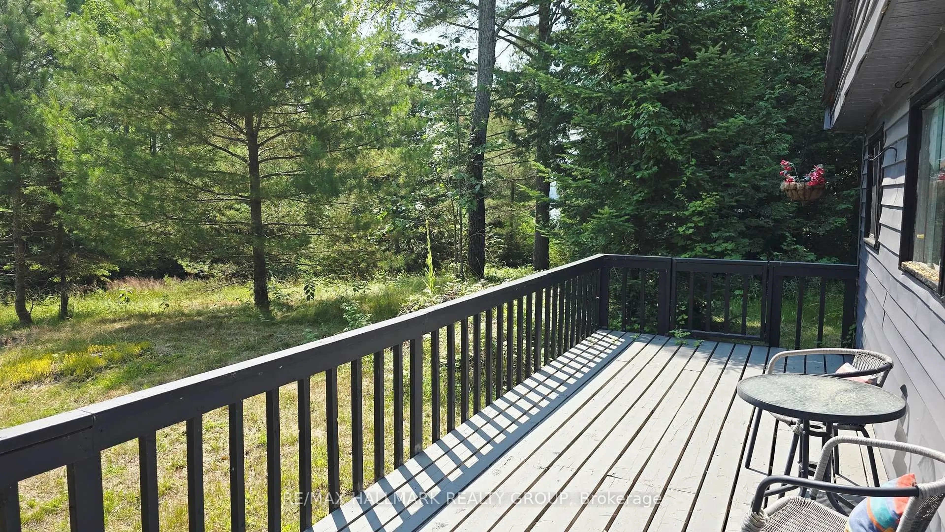 Patio, forest/trees view for 900 Brendan's Island, White Lake Ontario K0A 3L0