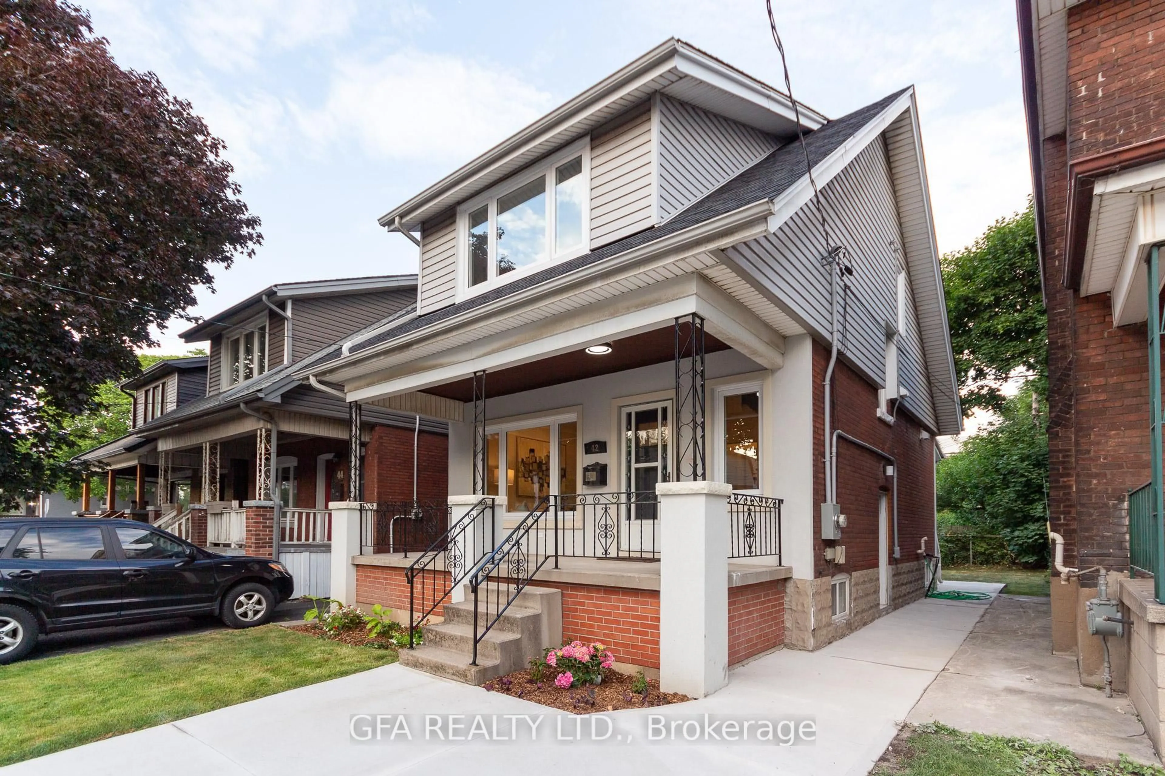 Home with brick exterior material, street for 42 Barnesdale Ave, Hamilton Ontario L8L 6R8