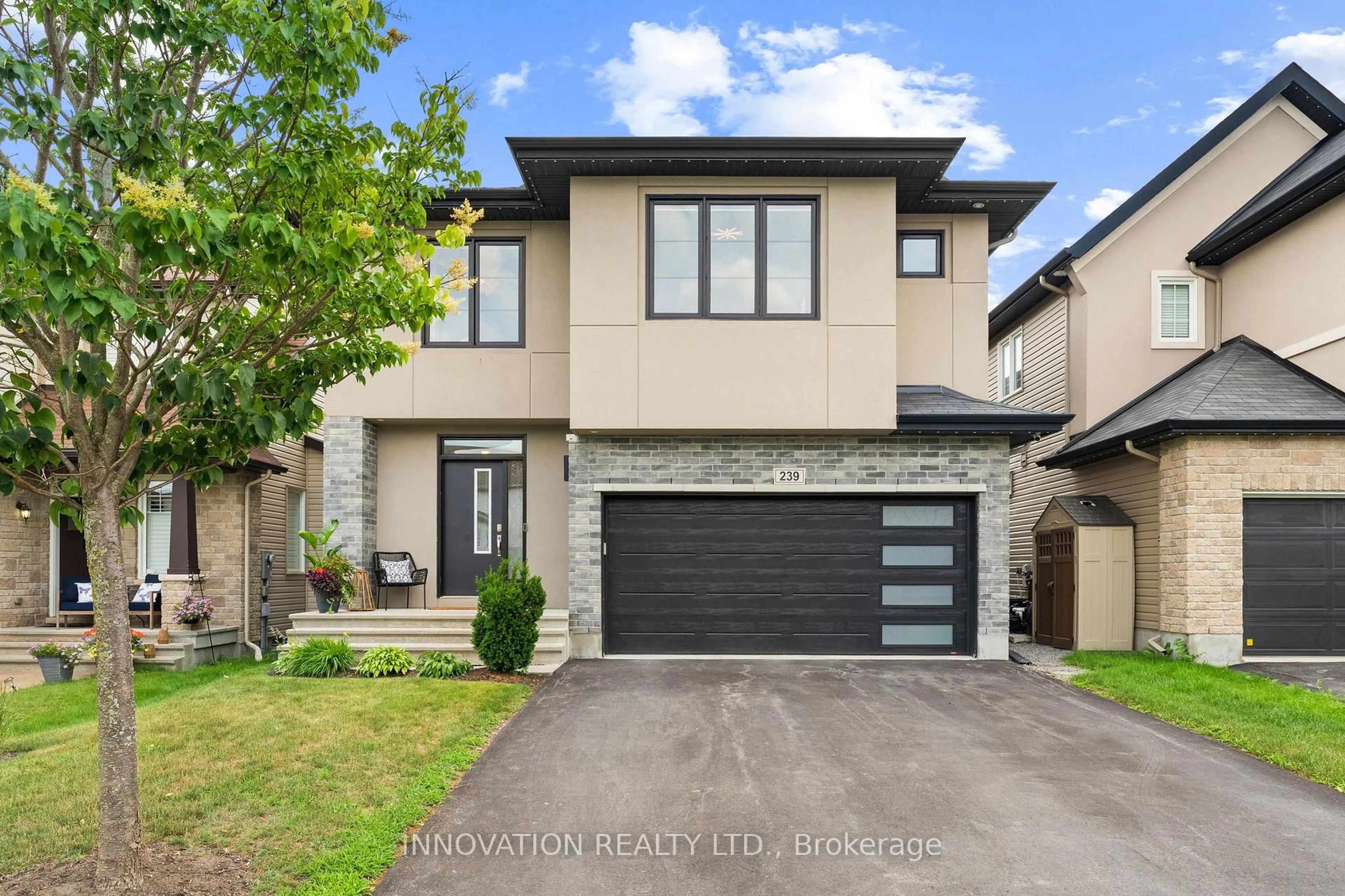 Home with brick exterior material, street for 239 Balikun Hts, Ottawa Ontario K2V 0A4