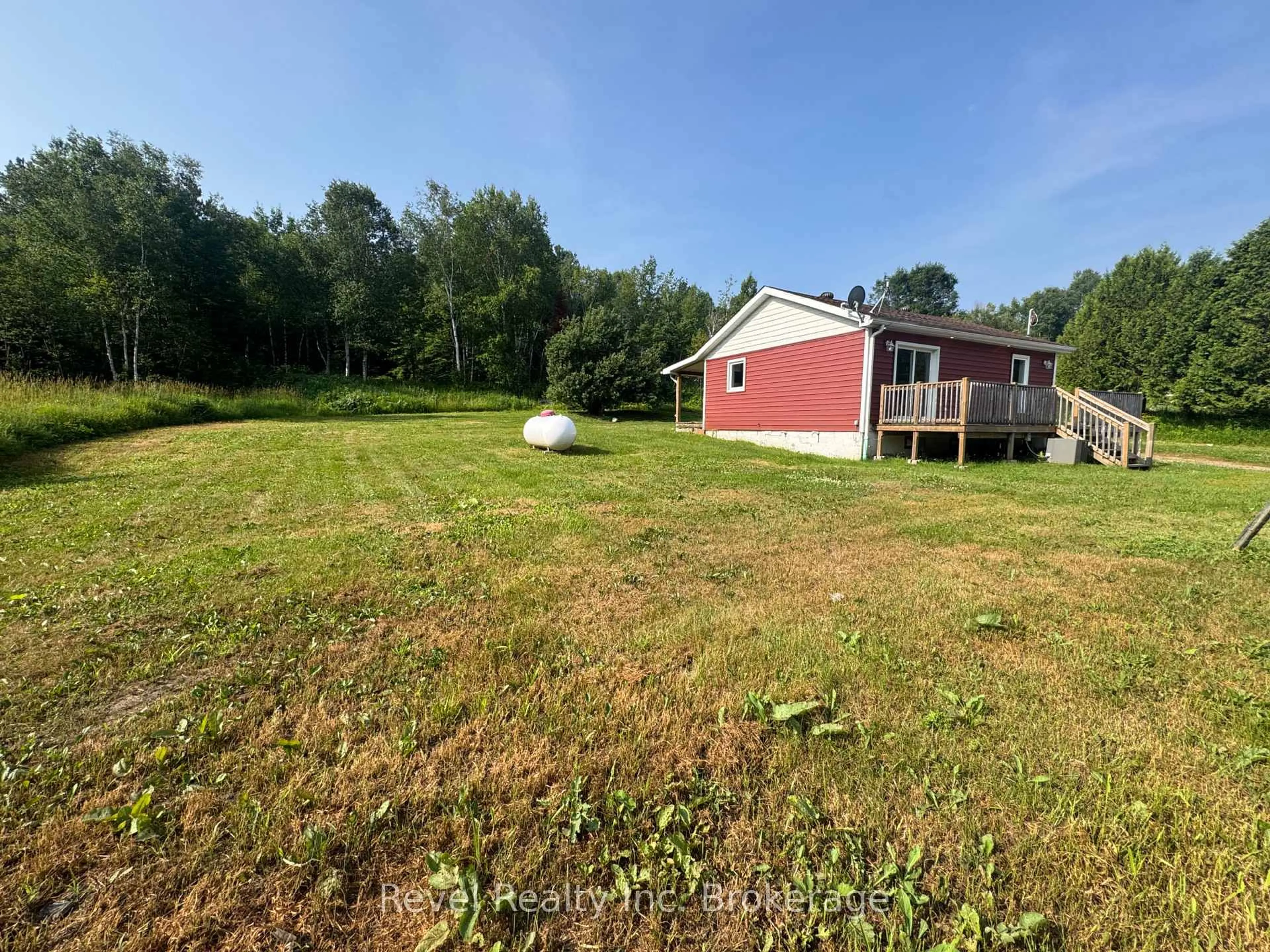 A pic from outside/outdoor area/front of a property/back of a property/a pic from drone, water/lake/river/ocean view for 38 Montreuil Rd, Mattawan Ontario P0H 1V0