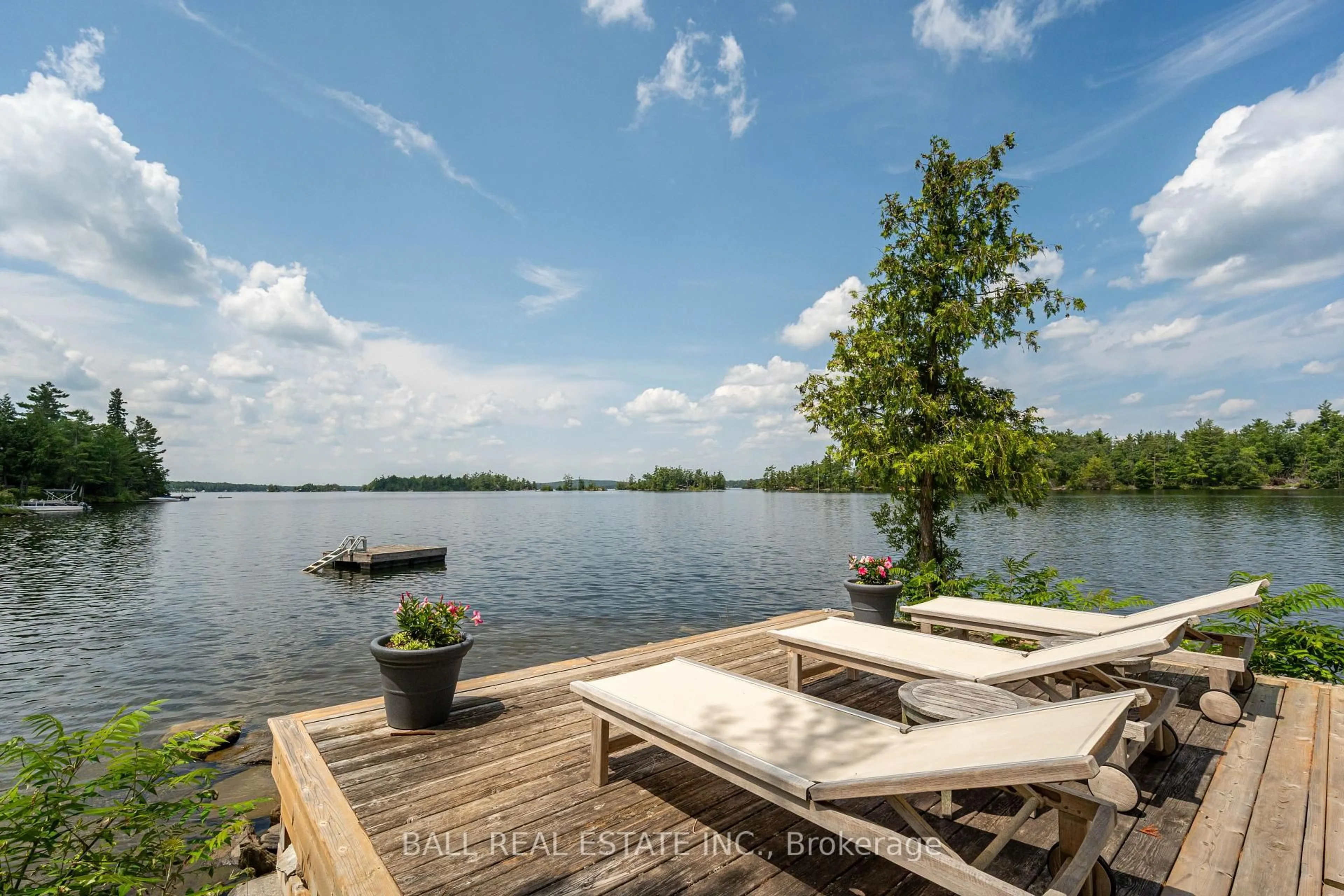 Patio, water/lake/river/ocean view for 2429 Julia Shore Rd, Douro-Dummer Ontario K0L 2H0
