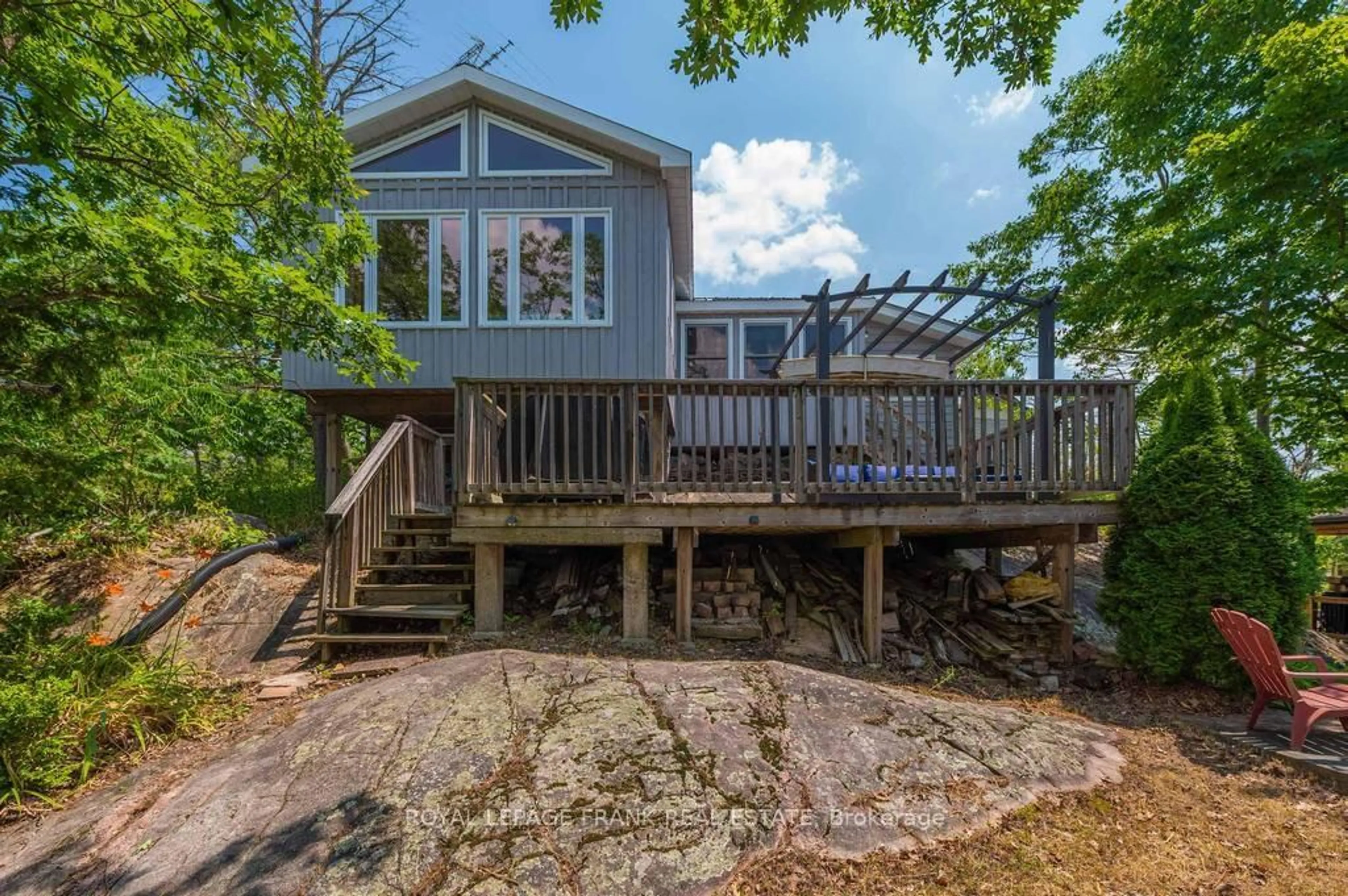 Patio, water/lake/river/ocean view for 48 Fire Route 81, Trent Lakes Ontario K0L 1J0