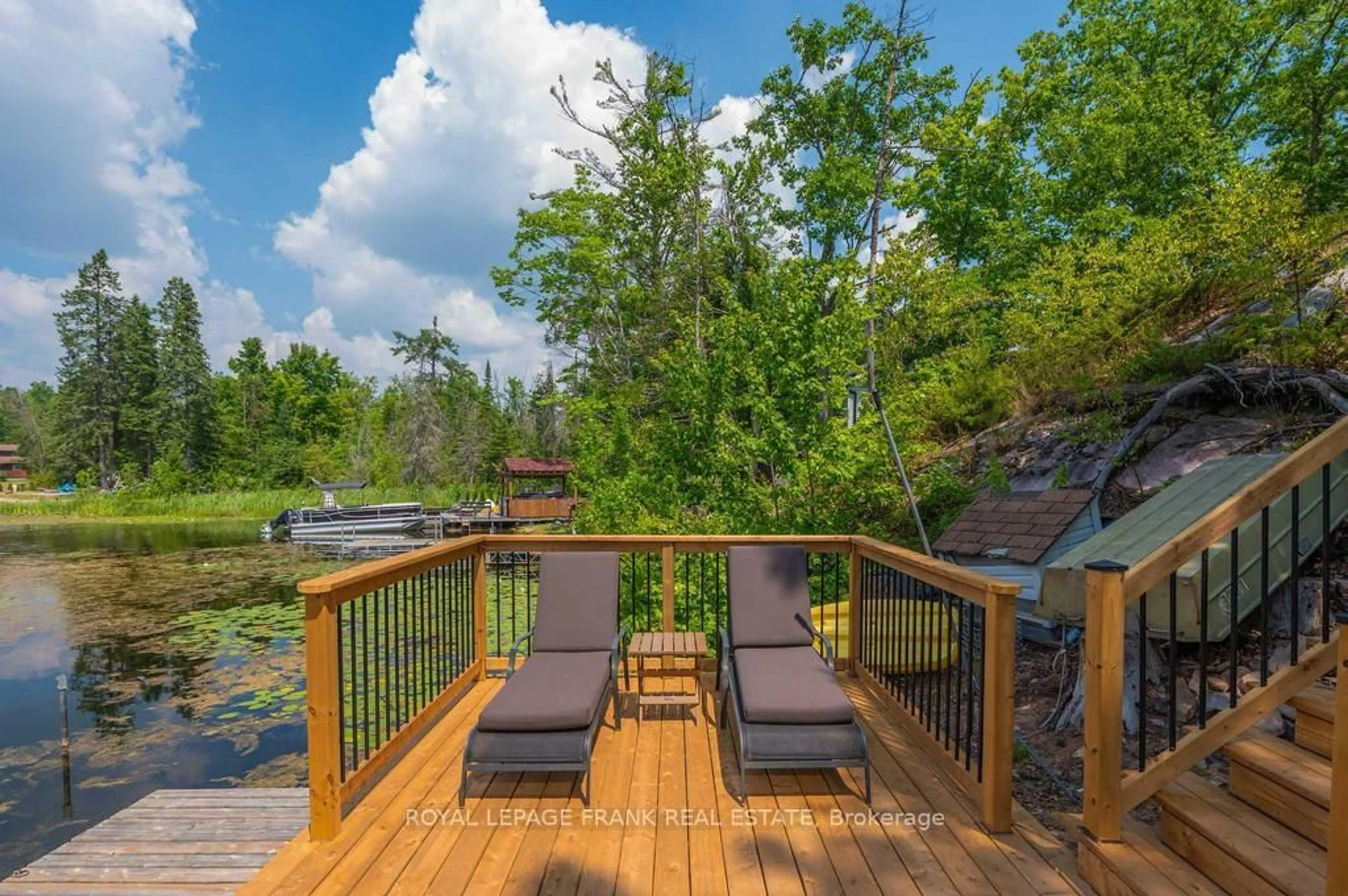 Patio, water/lake/river/ocean view for 48 Fire Route 81, Trent Lakes Ontario K0L 1J0