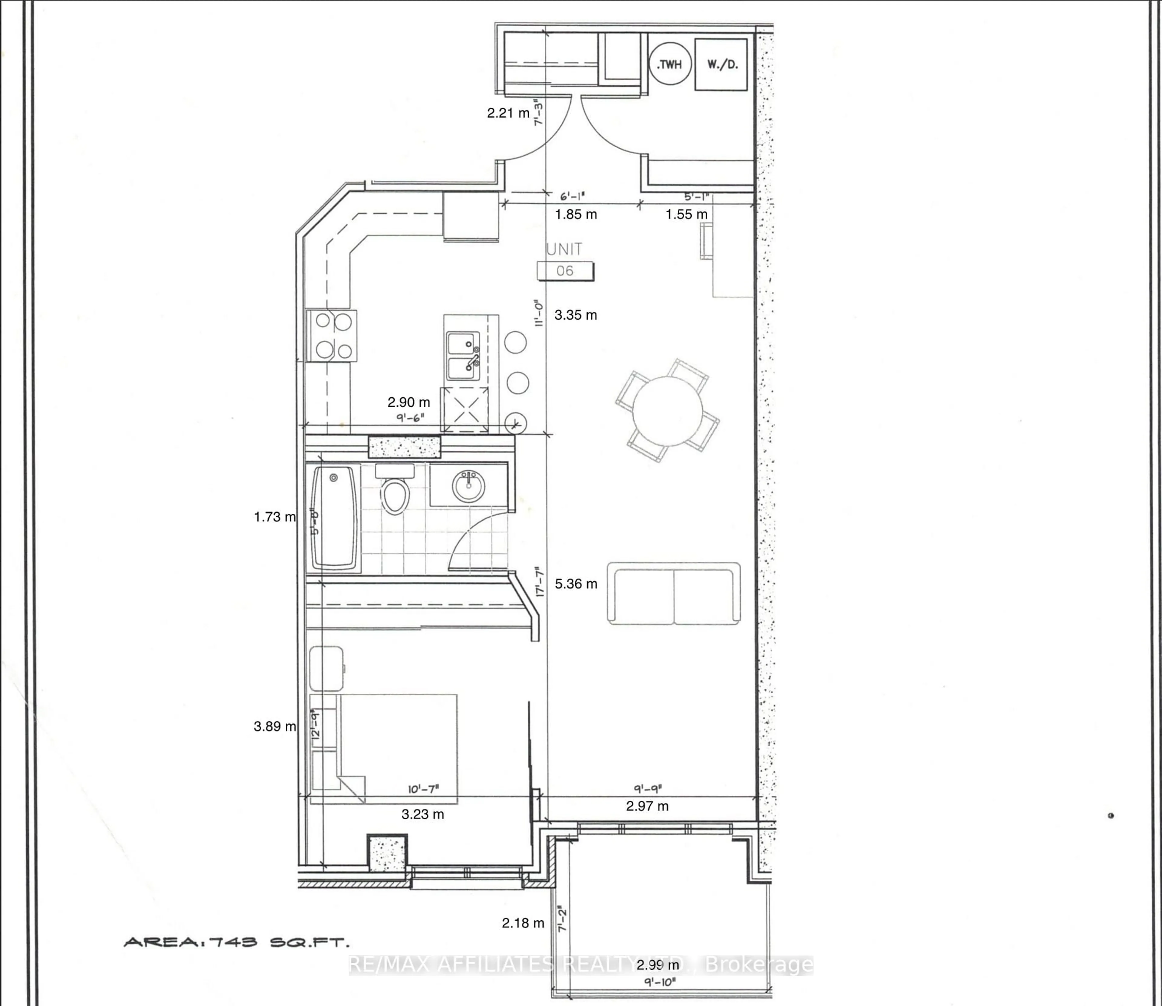 Floor plan for 310 Centrum Blvd #606, Ottawa Ontario K1E 0A3