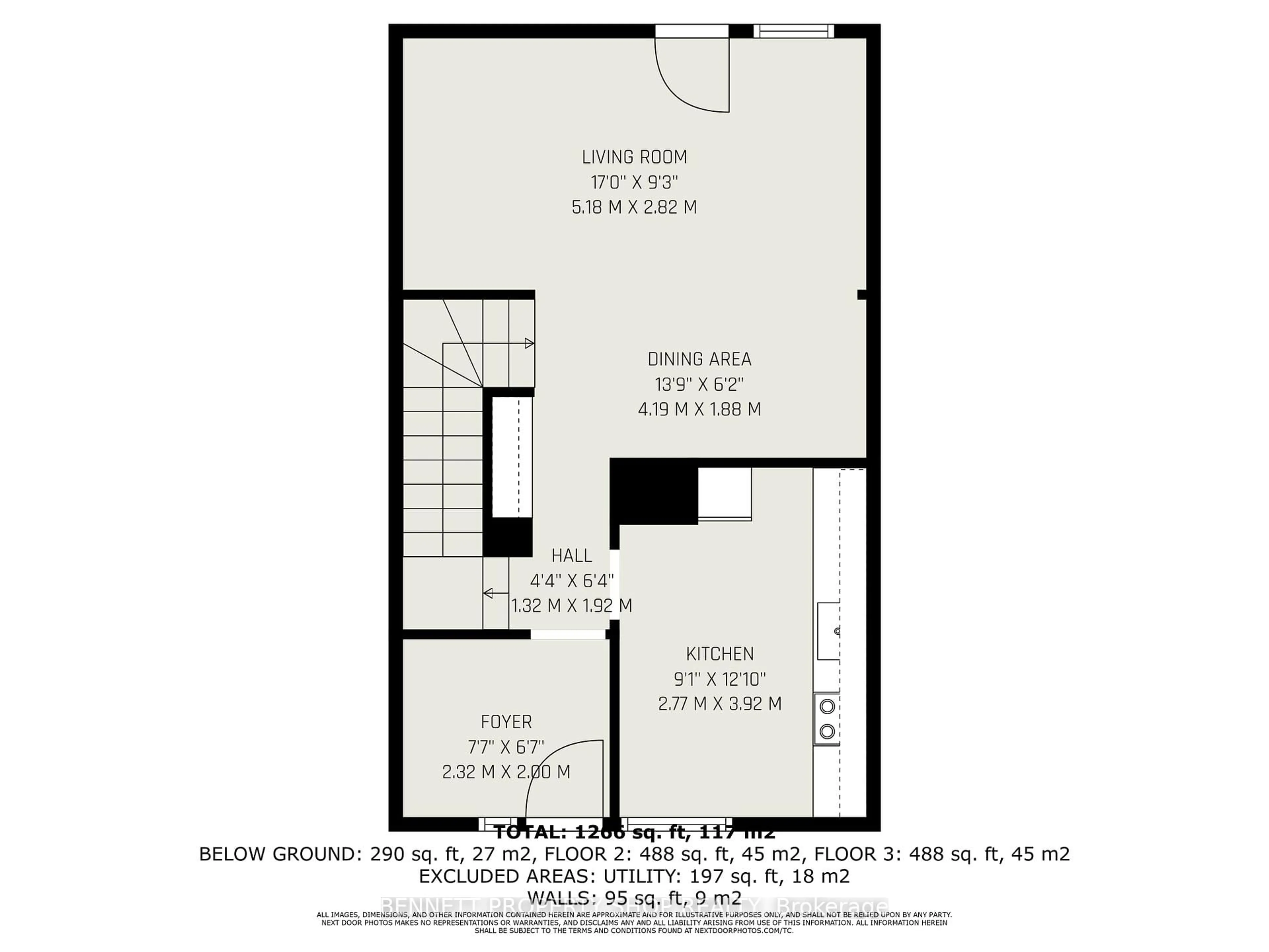 Floor plan for 1707 Meadowbrook Rd #57, Ottawa Ontario K1B 4W6