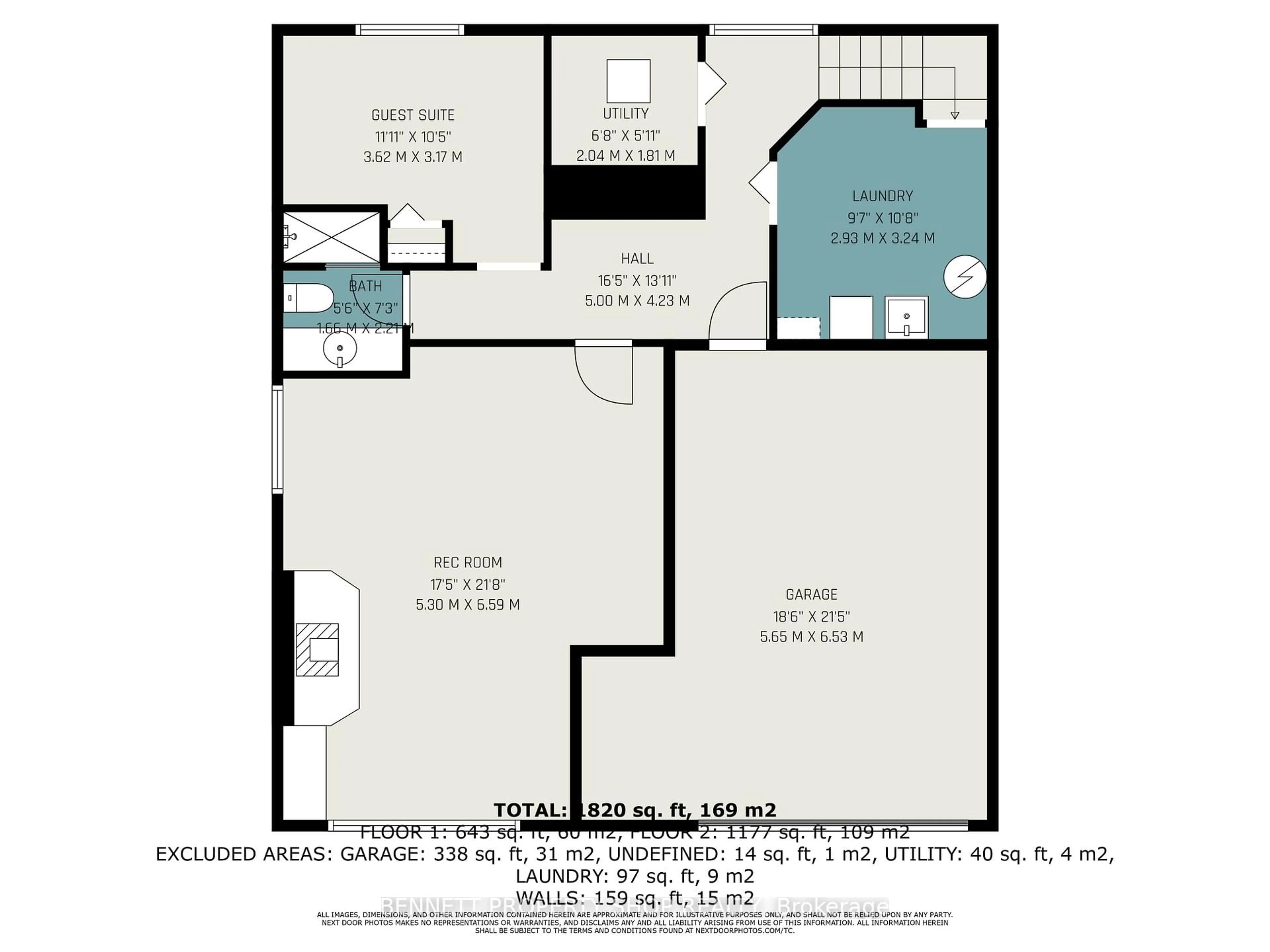 Floor plan for 1219 Vancouver Ave, Ottawa Ontario K1V 6V2