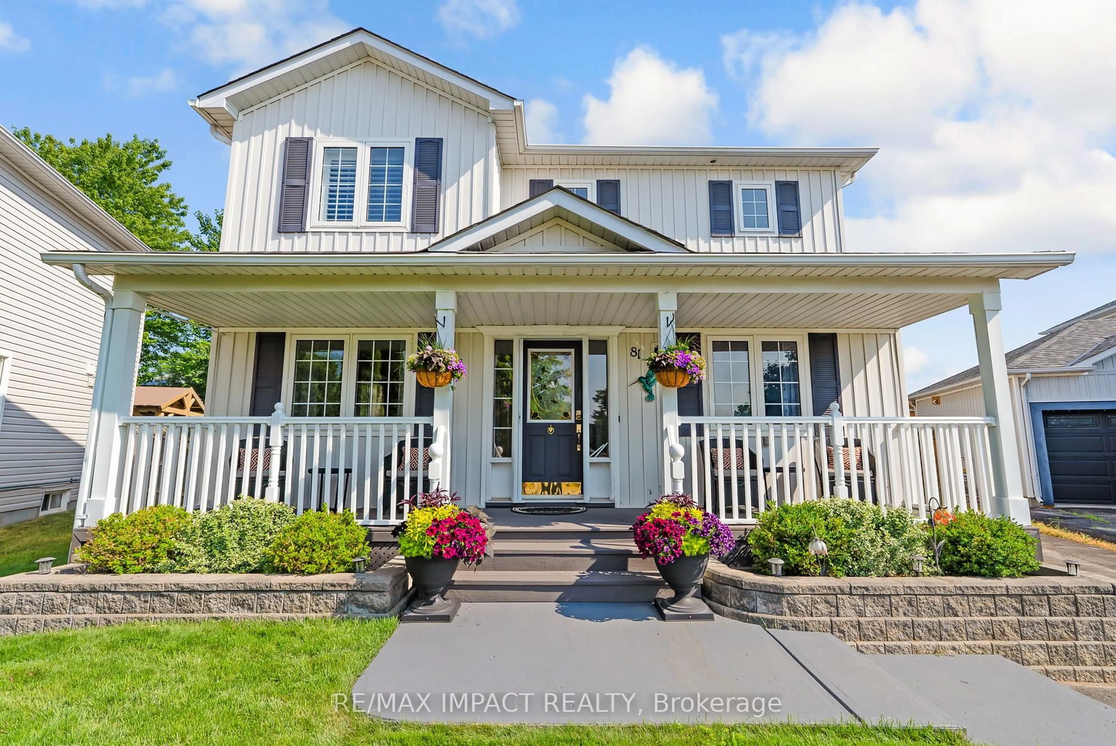Home with vinyl exterior material, street for 81 Jarvis Dr, Port Hope Ontario L1A 4K5