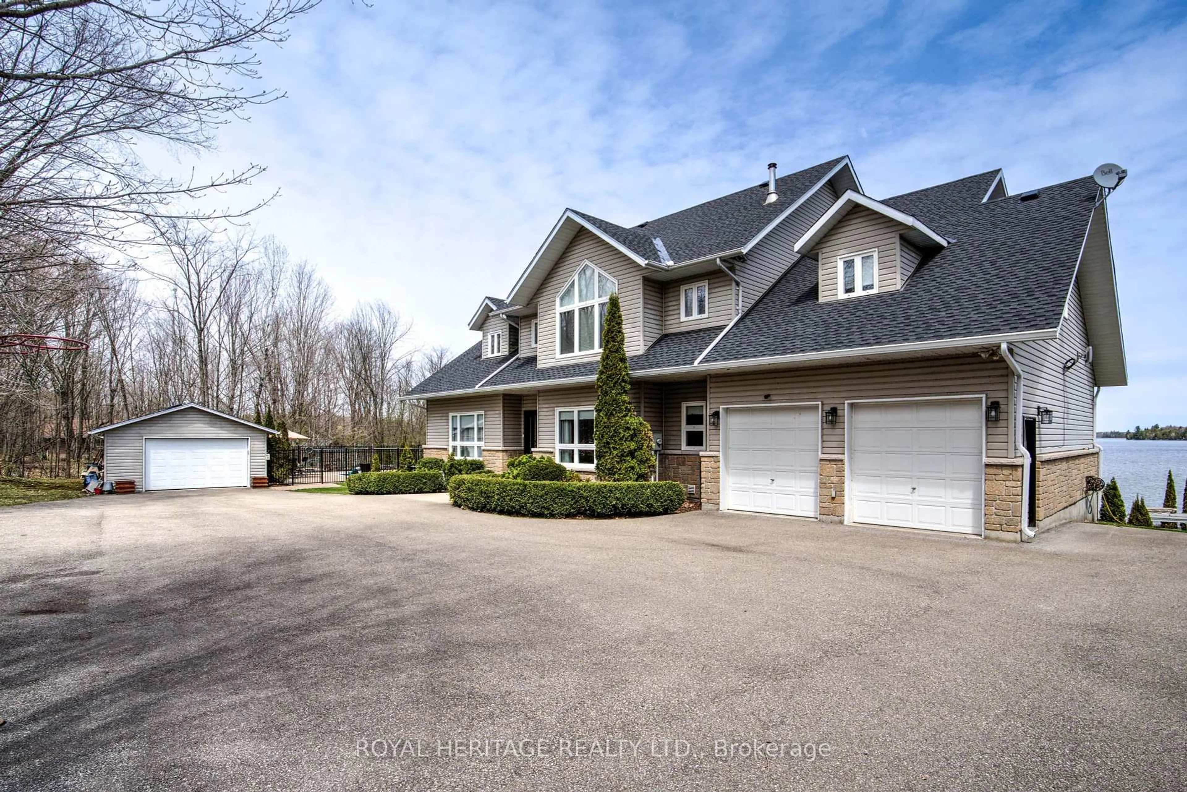 A pic from outside/outdoor area/front of a property/back of a property/a pic from drone, street for 4788B BRITON-HOUGHTON BAY Rd, Rideau Lakes Ontario K0G 1V0