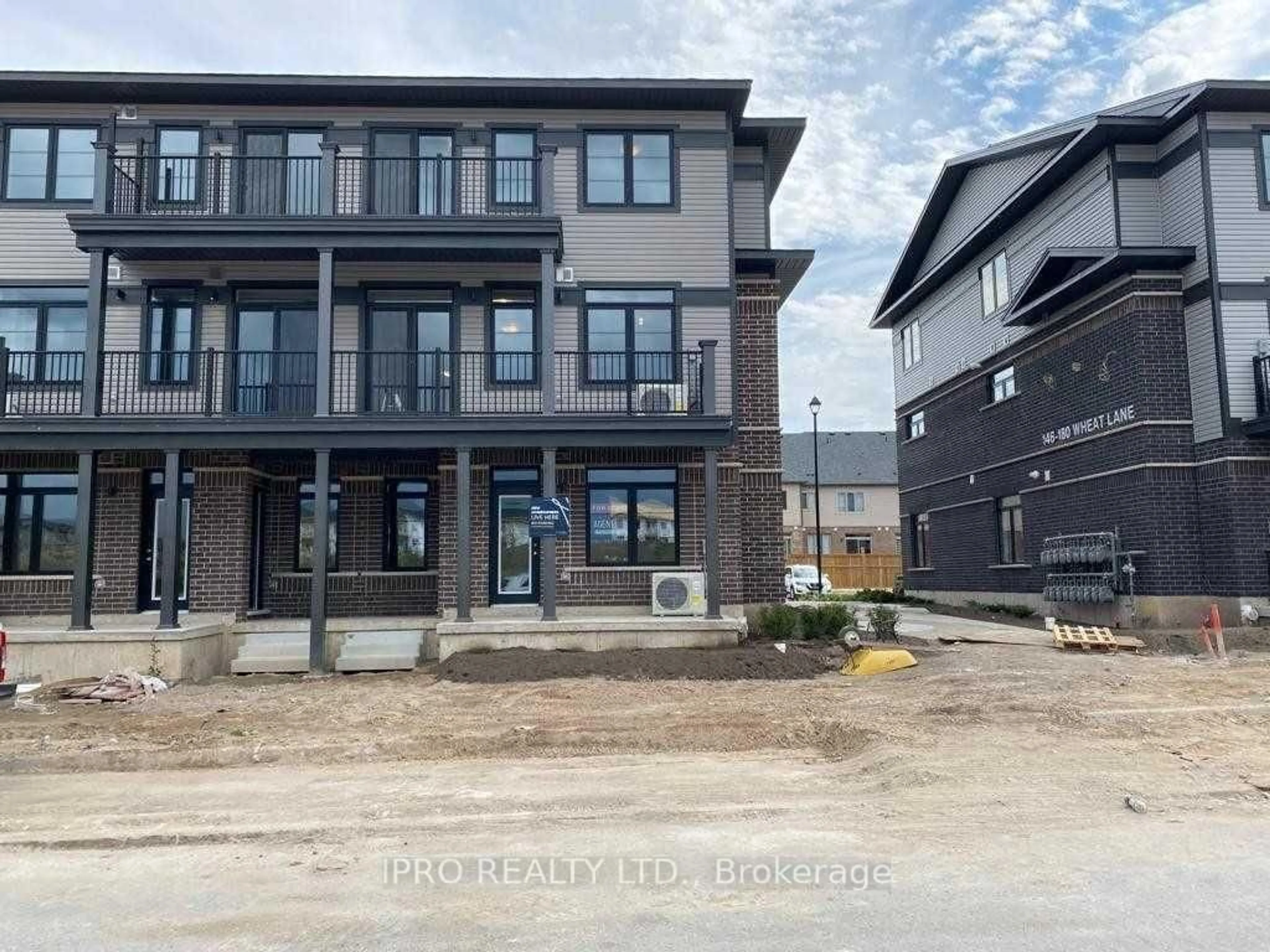 A pic from outside/outdoor area/front of a property/back of a property/a pic from drone, street for 182 Wheat Lane, Kitchener Ontario N2R 1R7