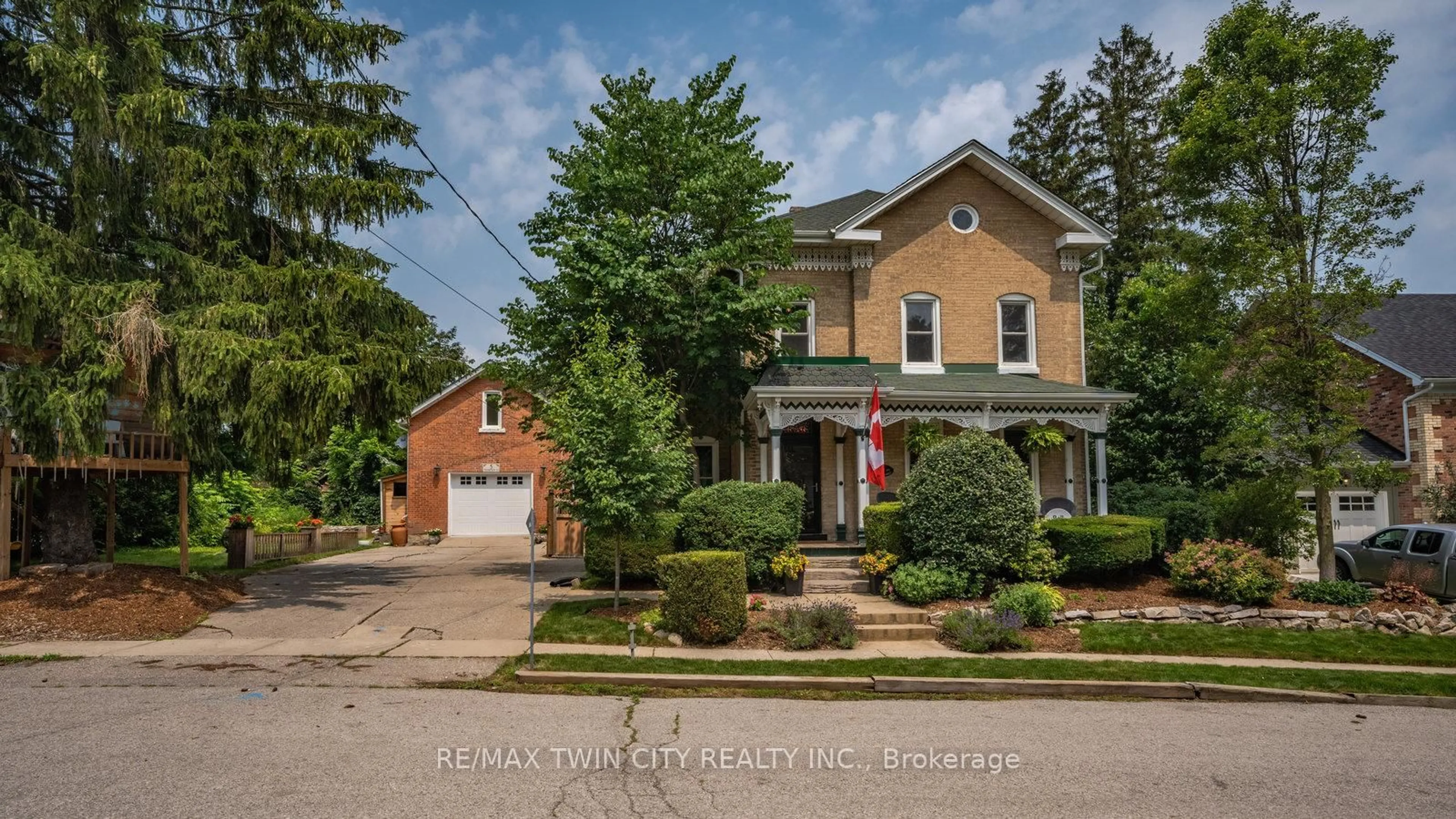 Home with brick exterior material, street for 5 Thompson St, Brant Ontario N0E 1N0